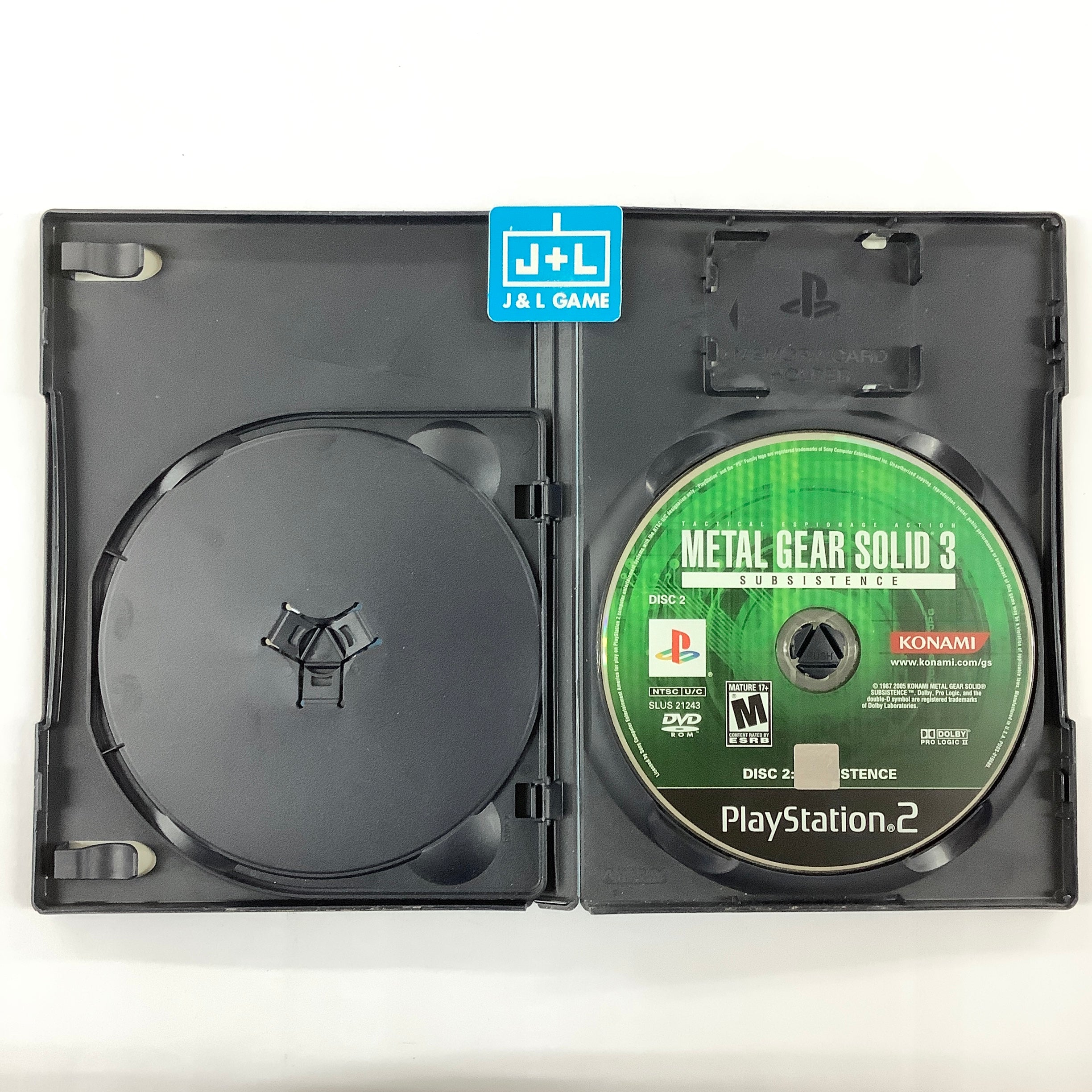 Metal Gear Solid 3: Subsistence - (PS2) PlayStation 2 [Pre-Owned] Video Games Konami   