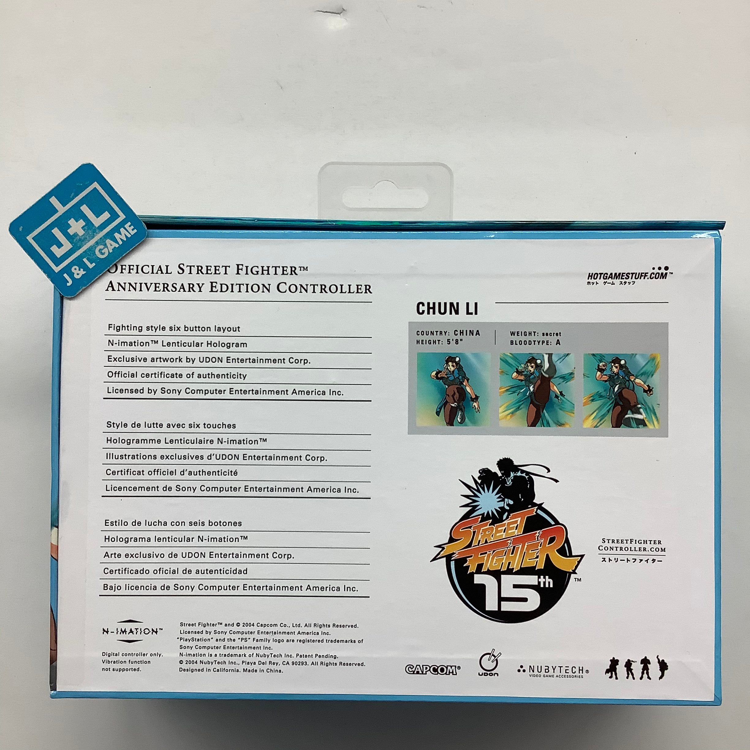 PlayStation 2 Street Fighter 15th Anniversary Edition Controller ( CHUN LI ) - (PS2) PlayStation 2 Accessories Capcom   