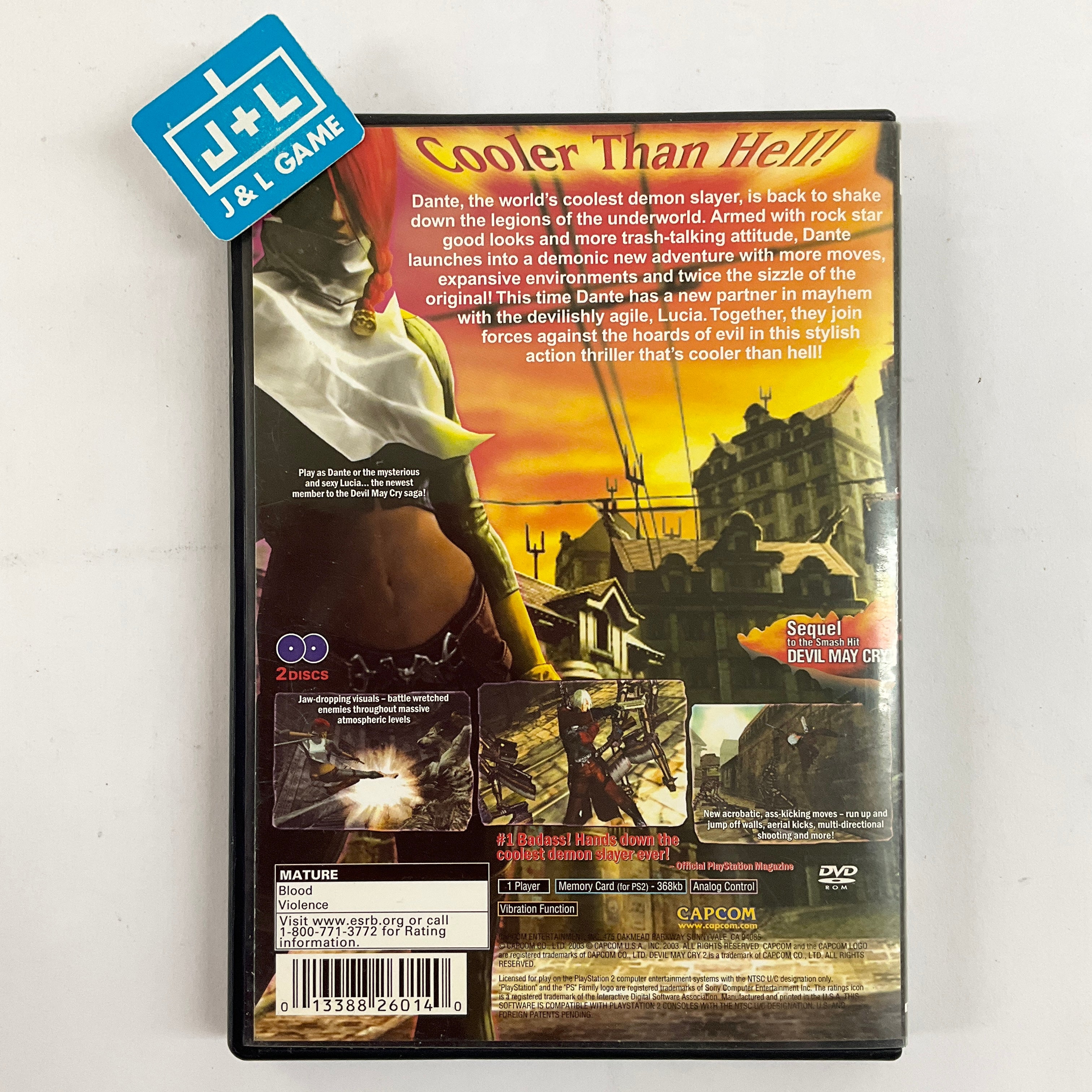 Devil May Cry 2 - (PS2) PlayStation 2 [Pre-Owned] Video Games Capcom   