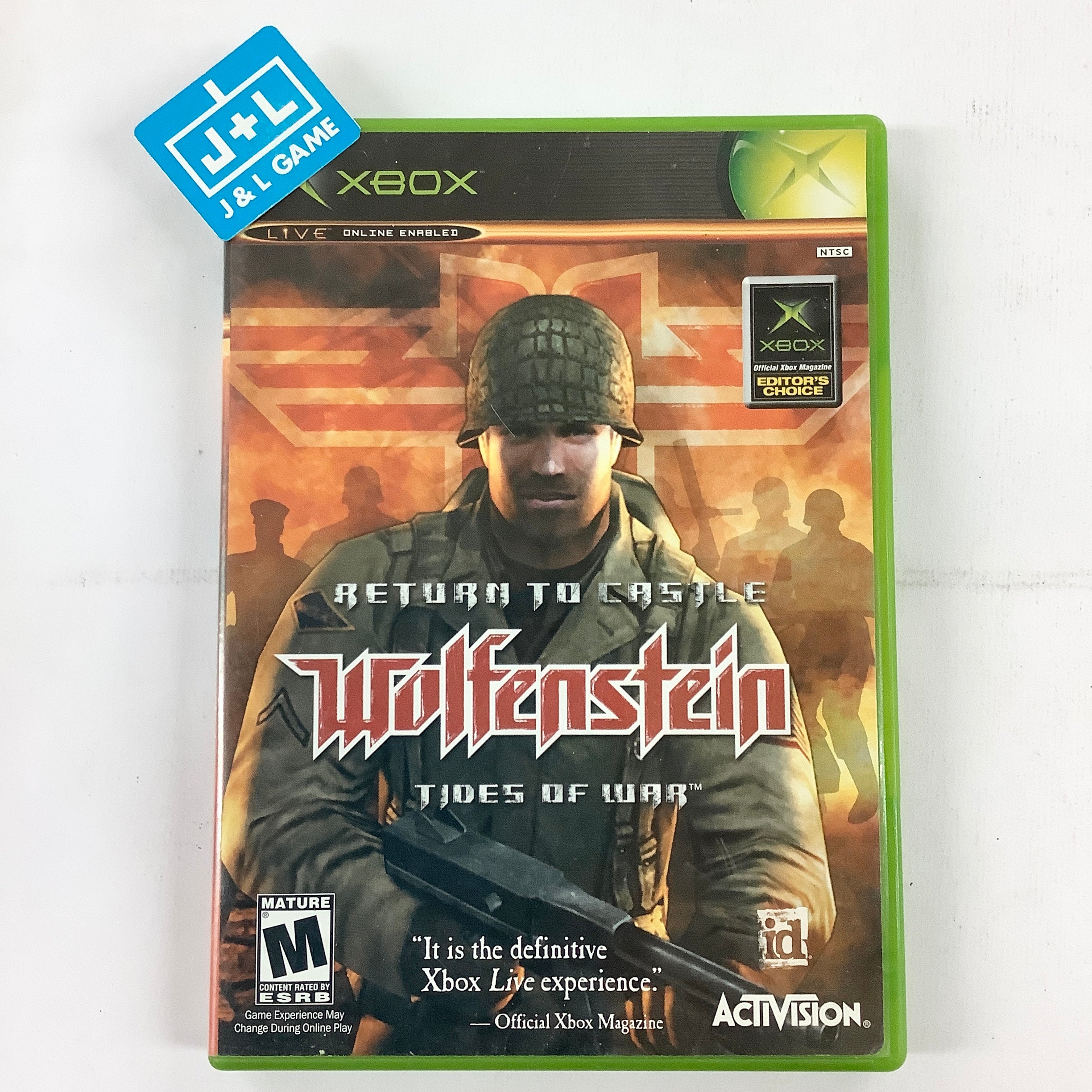 Return to Castle Wolfenstein: Tides of War - (XB) Xbox [Pre-Owned] Video Games Activision   