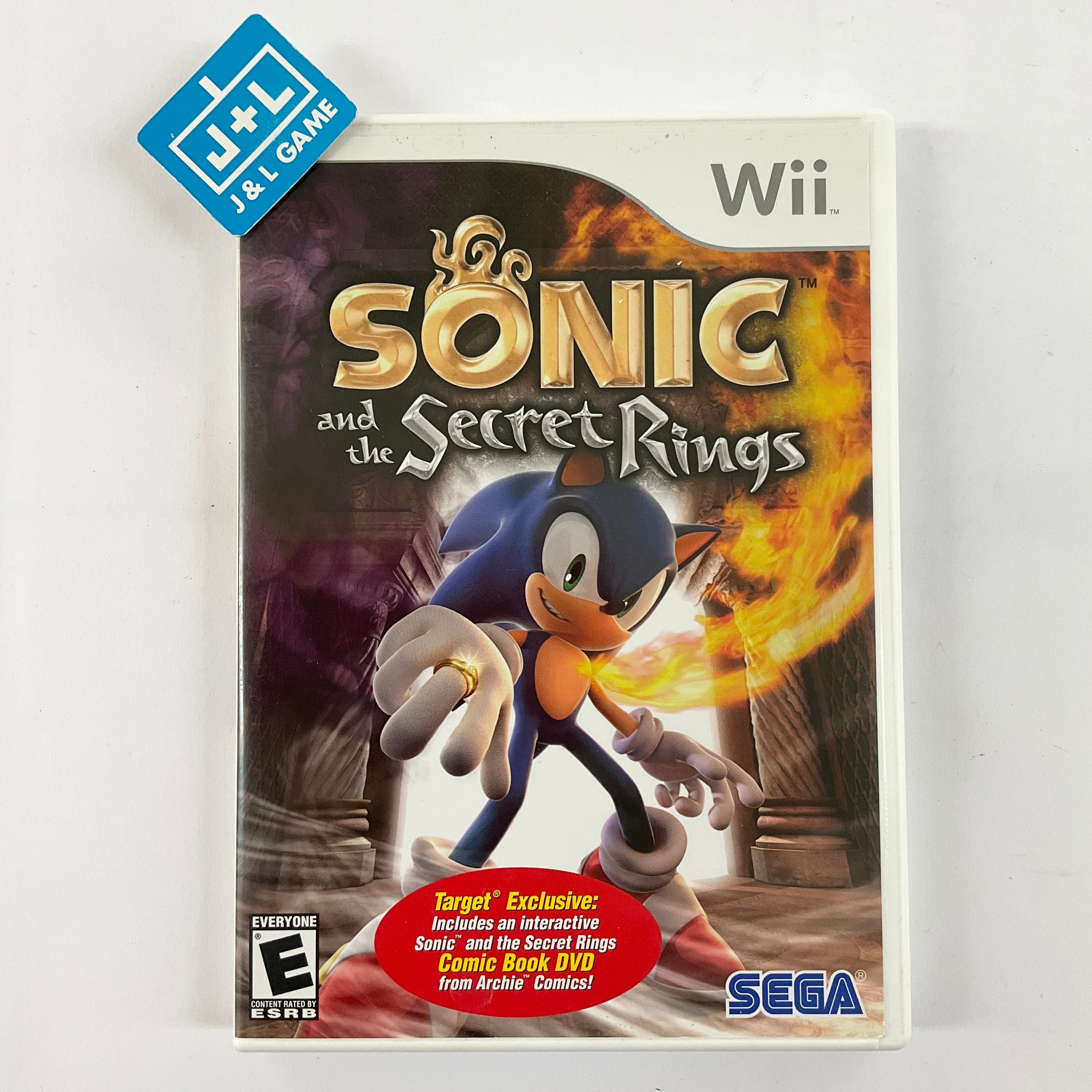 Sonic and the Secret Rings (With Bonus Disc) - Nintendo Wii [Pre-Owned] Video Games SEGA   