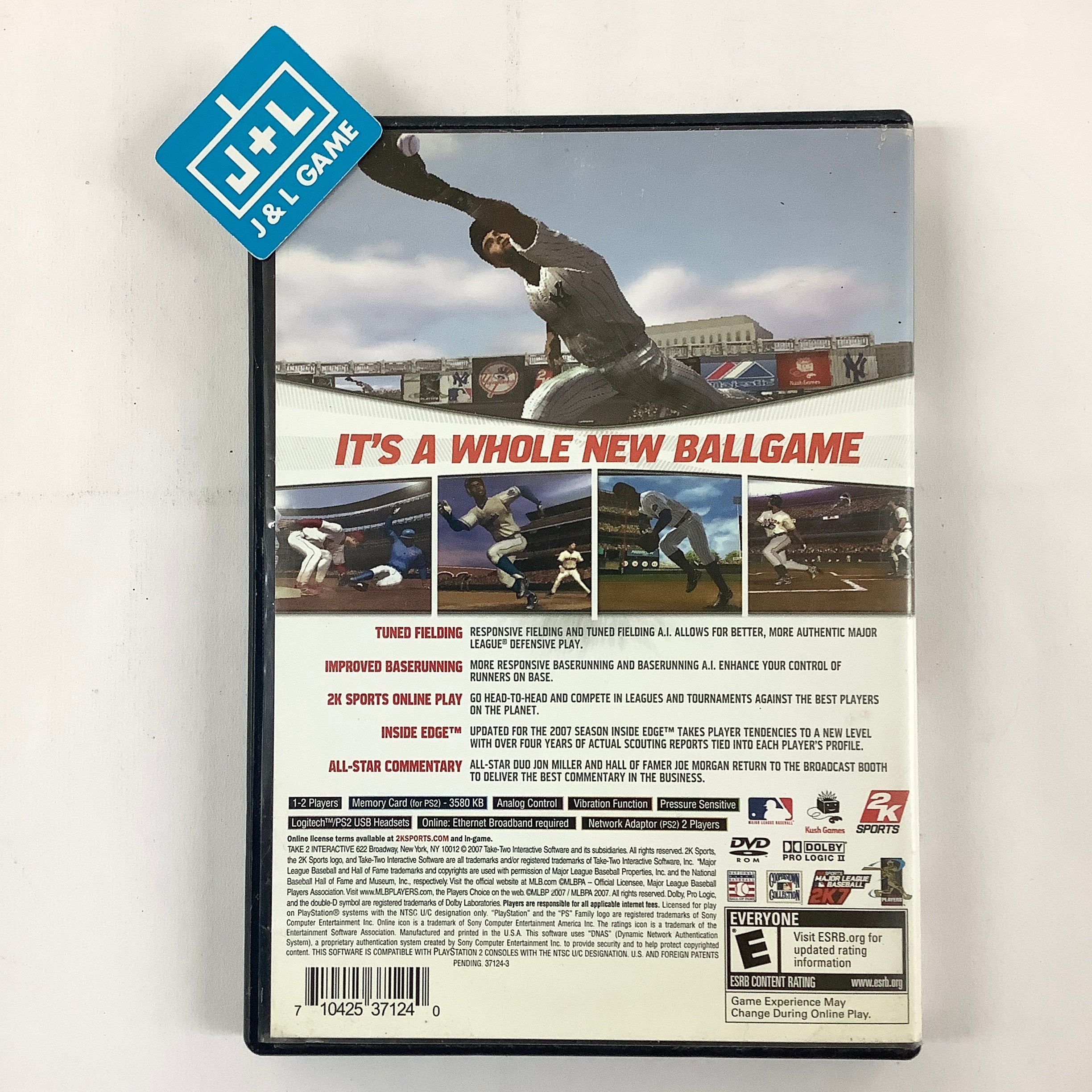 Major League Baseball 2K7 - (PS2) PlayStation 2 [Pre-Owned] Video Games 2K Sports   