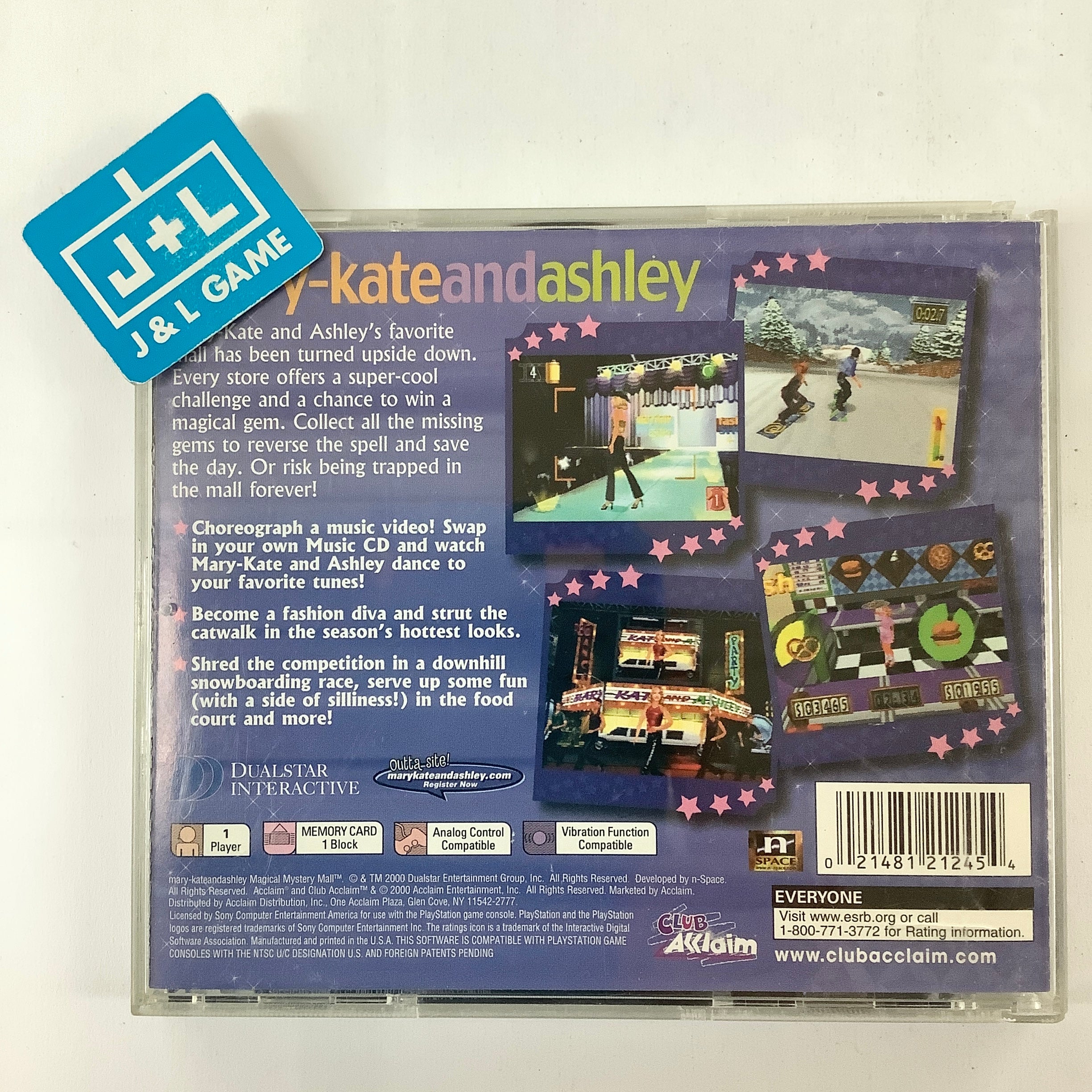 Mary-Kate and Ashley: Magical Mystery Mall - (PS1) PlayStation 1 [Pre-Owned] Video Games Acclaim   