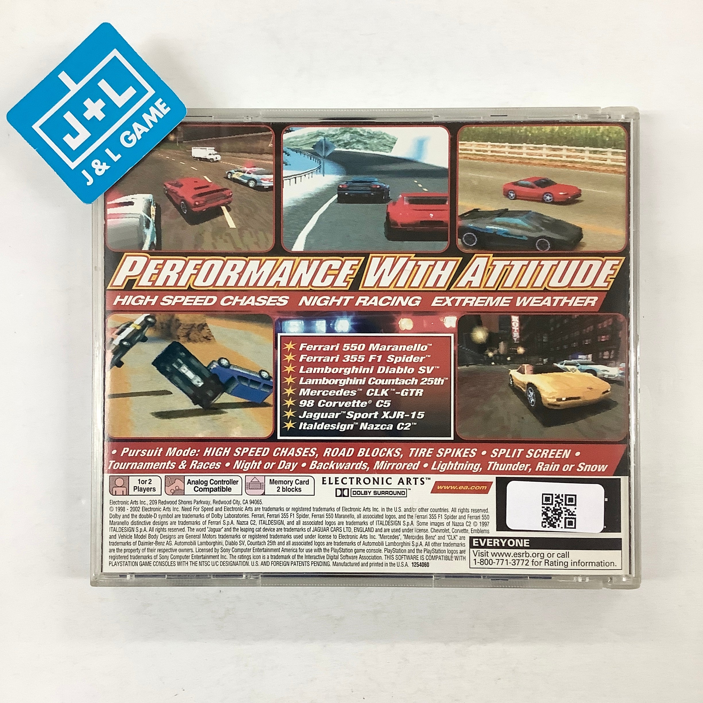 Need for Speed III: Hot Pursuit (Collector's Edition) - (PS1) PlayStation 1 [Pre-Owned] Video Games Electronic Arts   