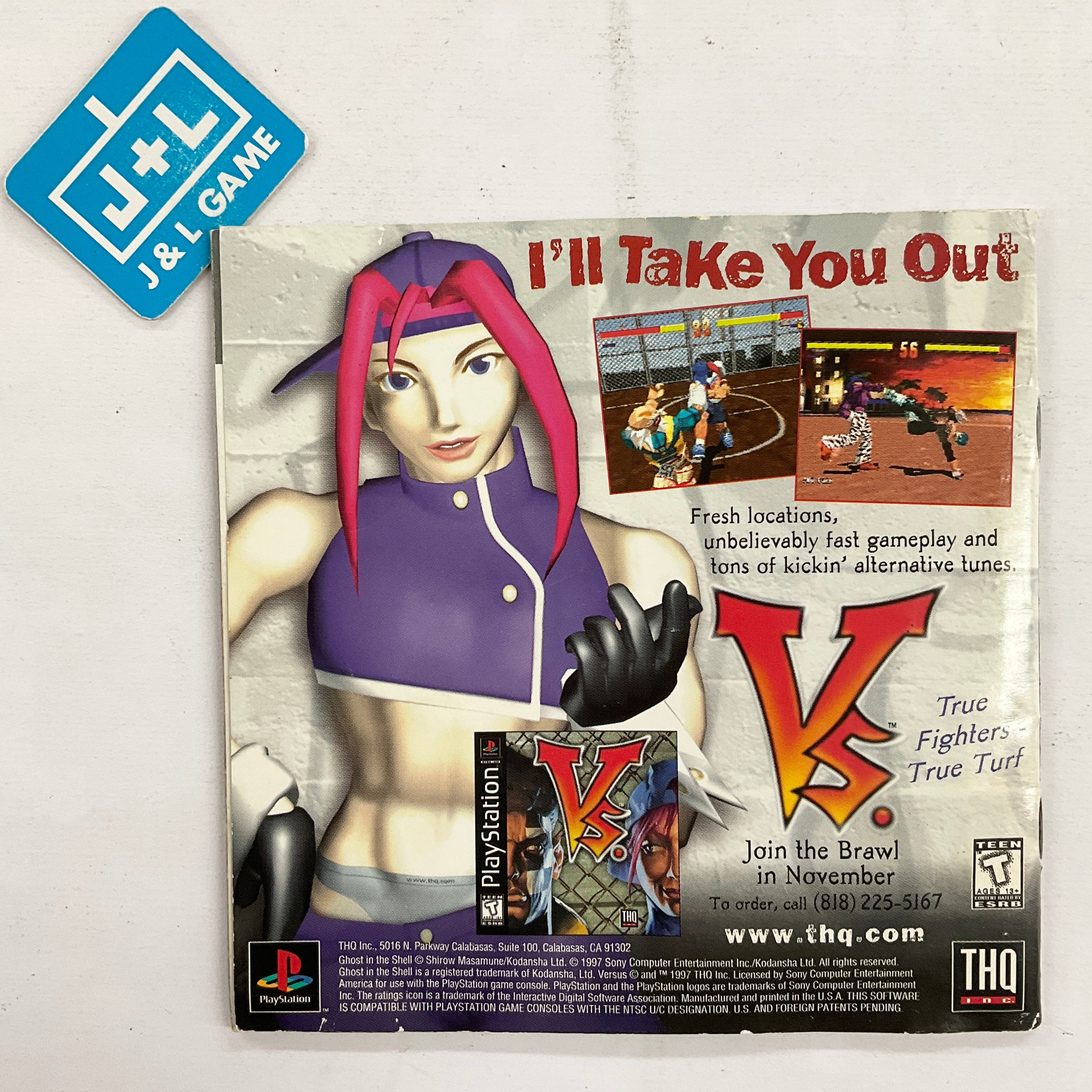 Ghost in the Shell - (PS1) PlayStation 1 [Pre-Owned] Video Games THQ   