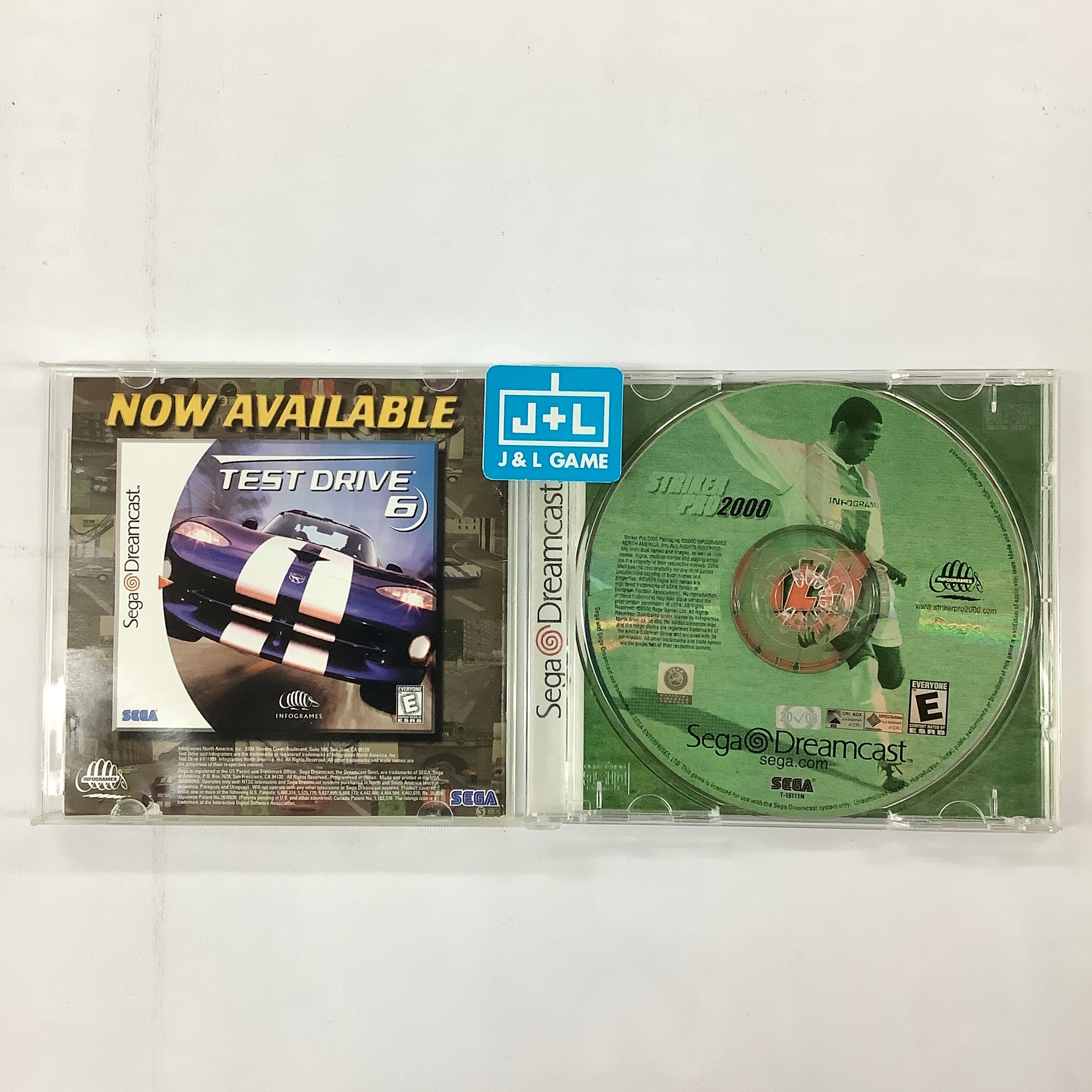 Striker Pro 2000 - (DC) SEGA Dreamcast [Pre-Owned] Video Games Infogrames   