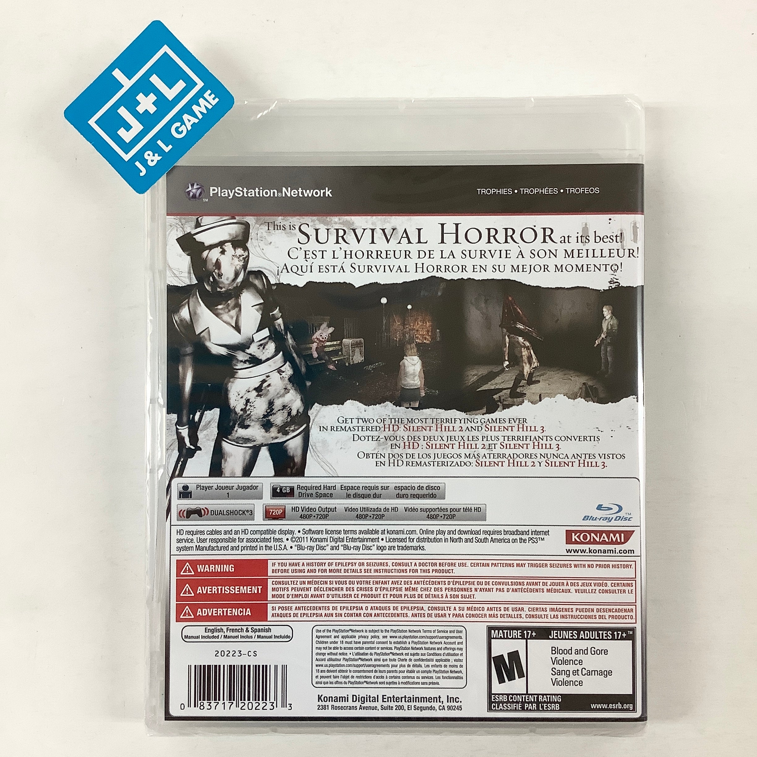 Silent Hill HD Collection - (PS3) Playstation 3 Video Games Konami   