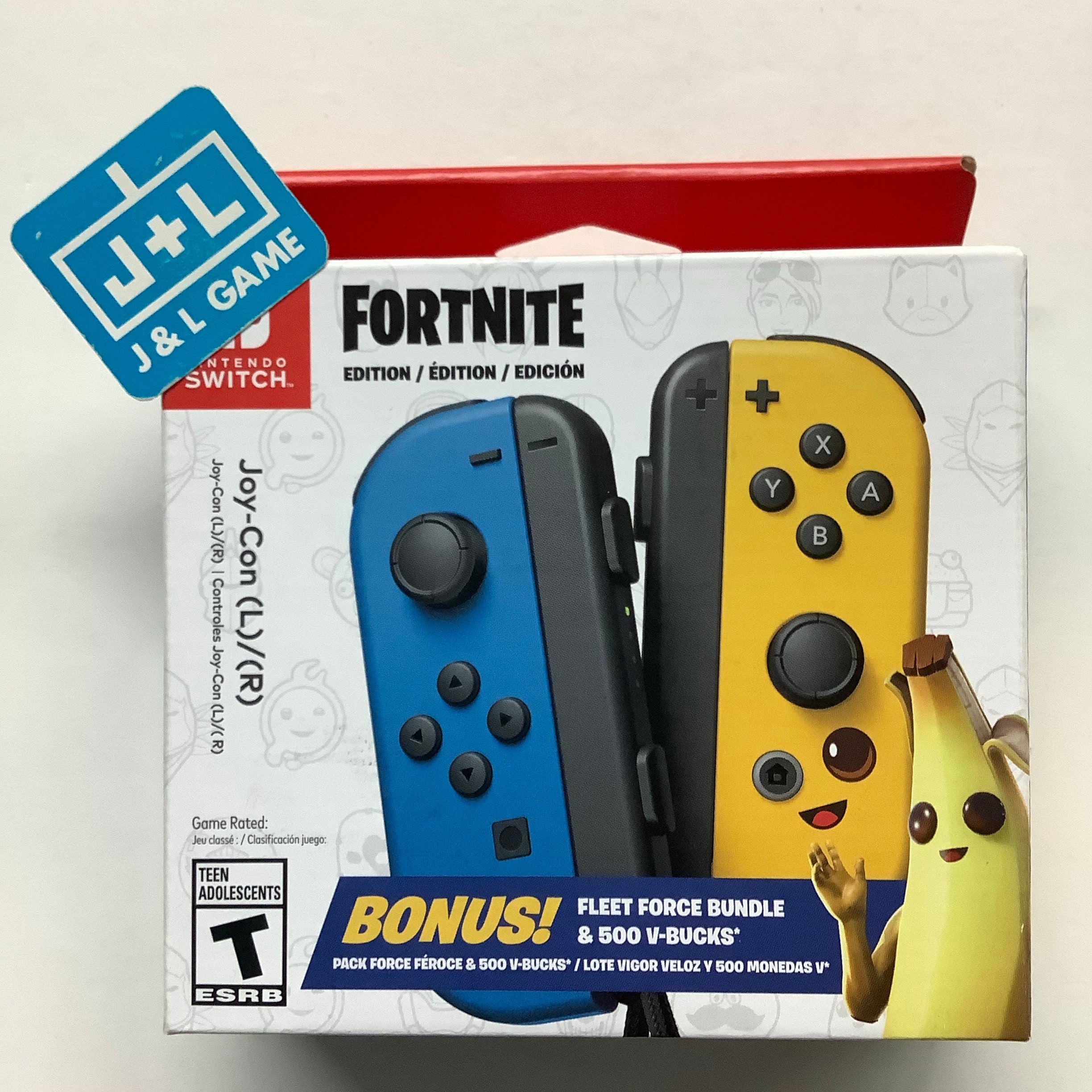 Nintendo Switch Joy-Con (L)/(R) (Fortnite Fleet Force Bundle) - (NSW) Nintendo Switch Accessories Nintendo   