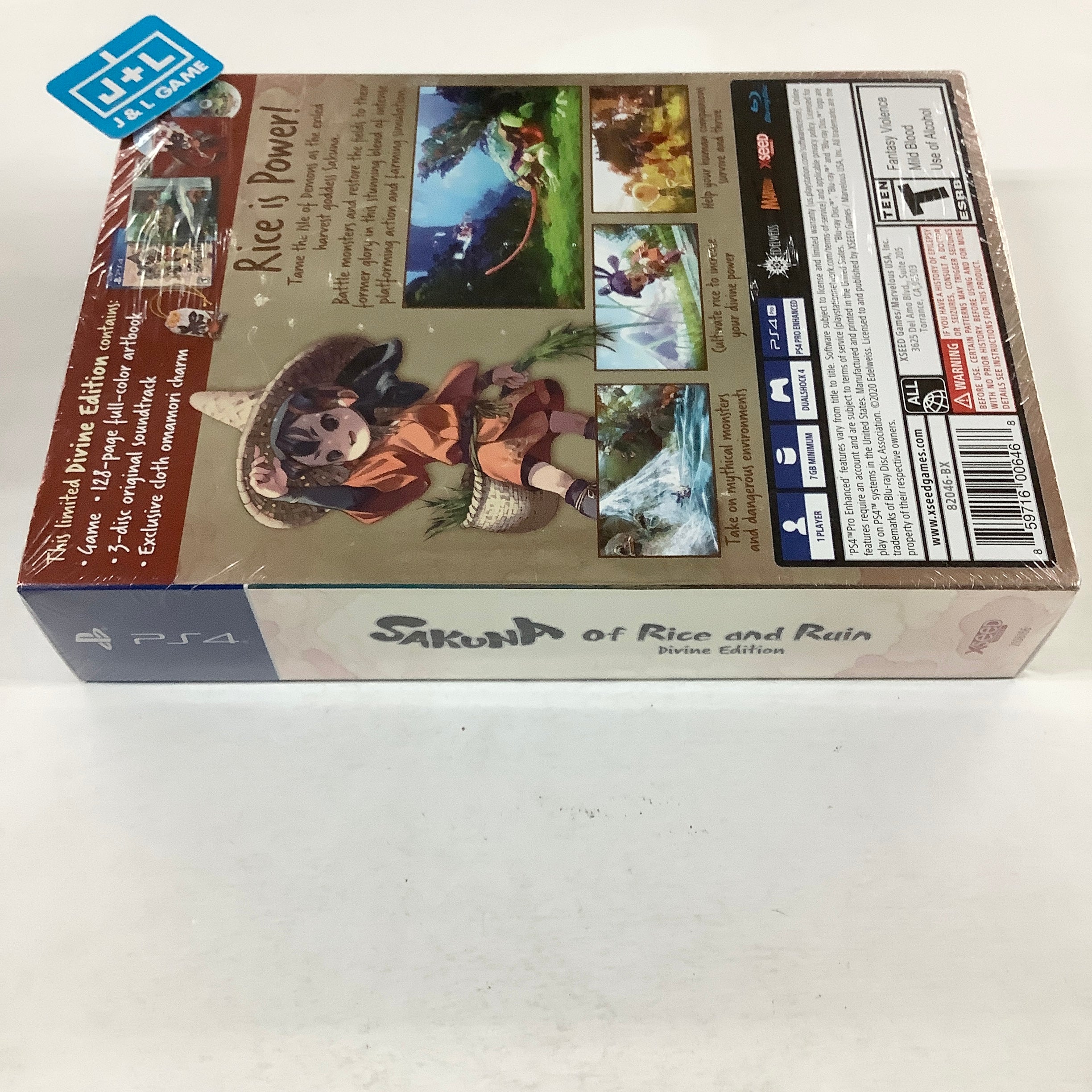 Sakuna: of Rice and Ruin Divine Edition - (PS4) PlayStation 4 Video Games Xseed   