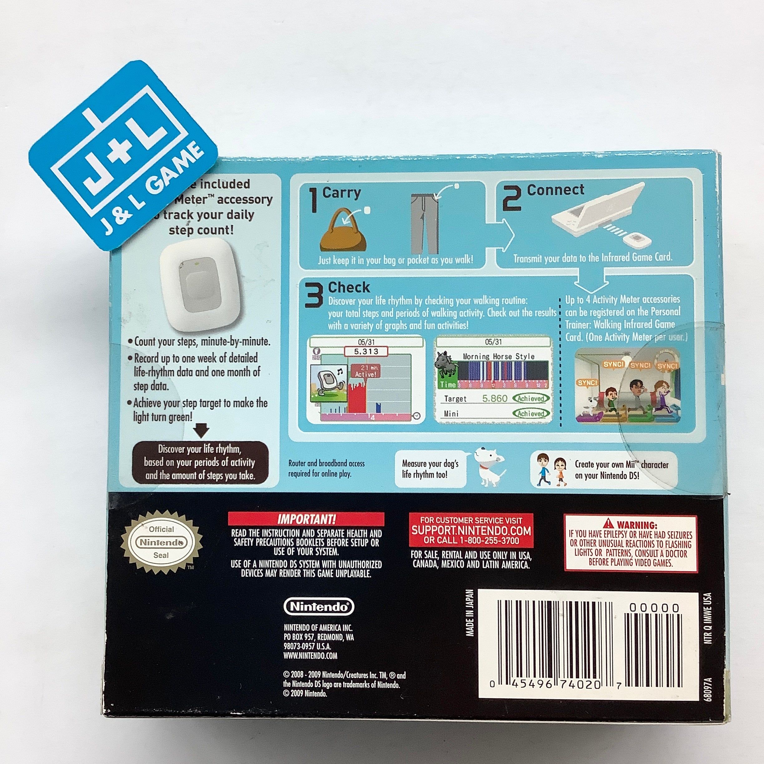 Personal Trainer: Walking - (NDS) Nintendo DS Video Games Nintendo   