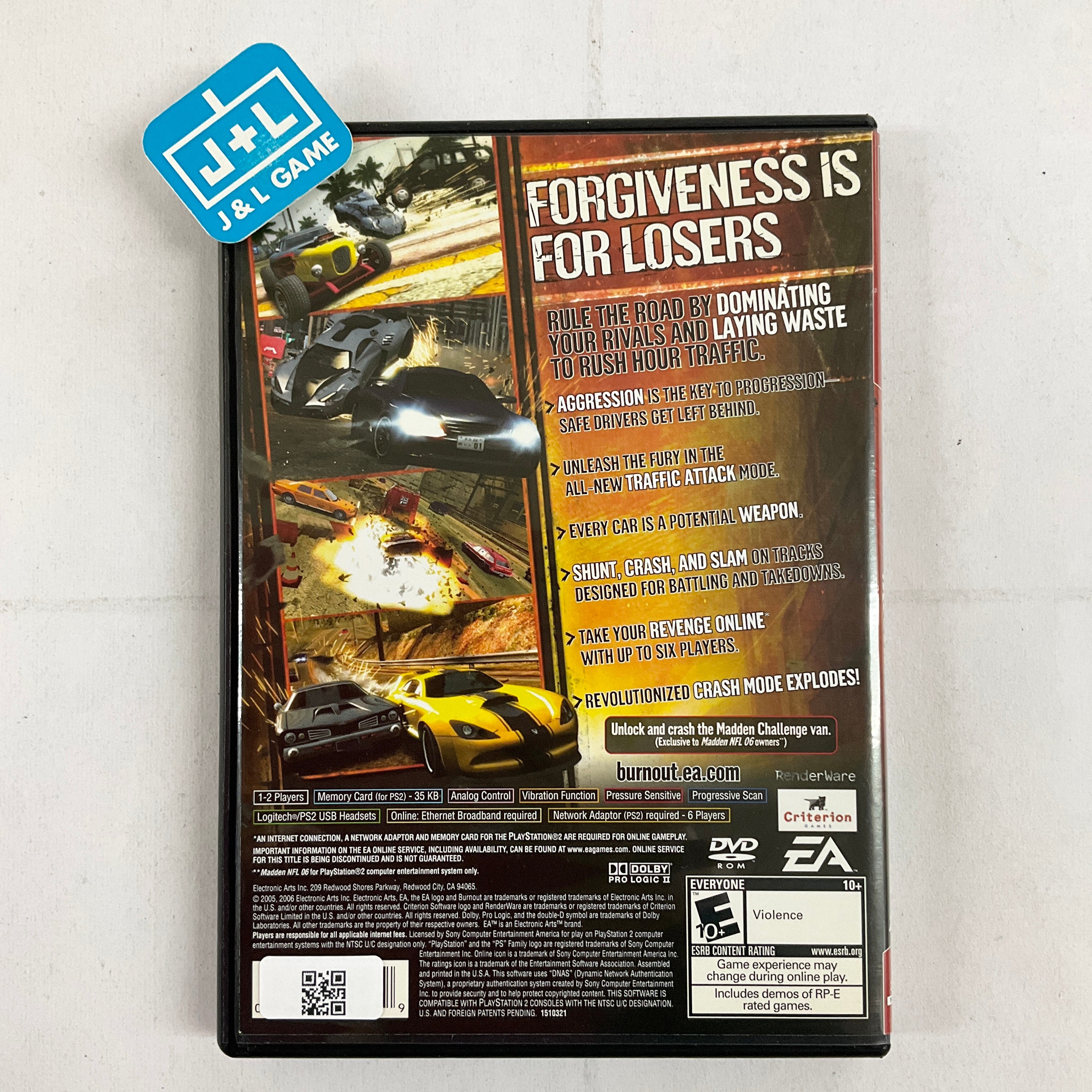 Burnout Revenge (Greatest Hits) - (PS2) PlayStation 2 [Pre-Owned] Video Games Electronic Arts   