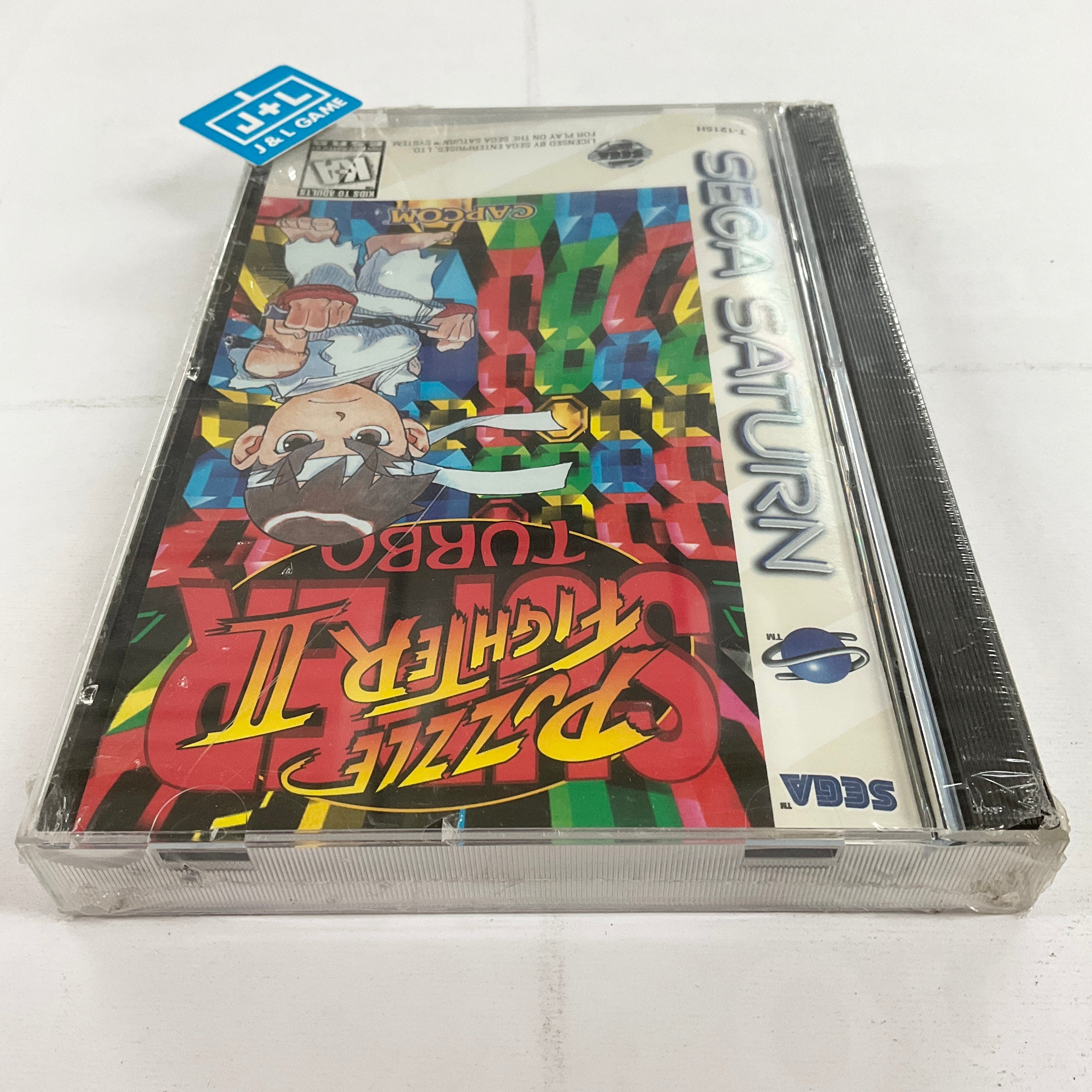 Super Puzzle Fighter II Turbo - (SS) SEGA Saturn Video Games Capcom   