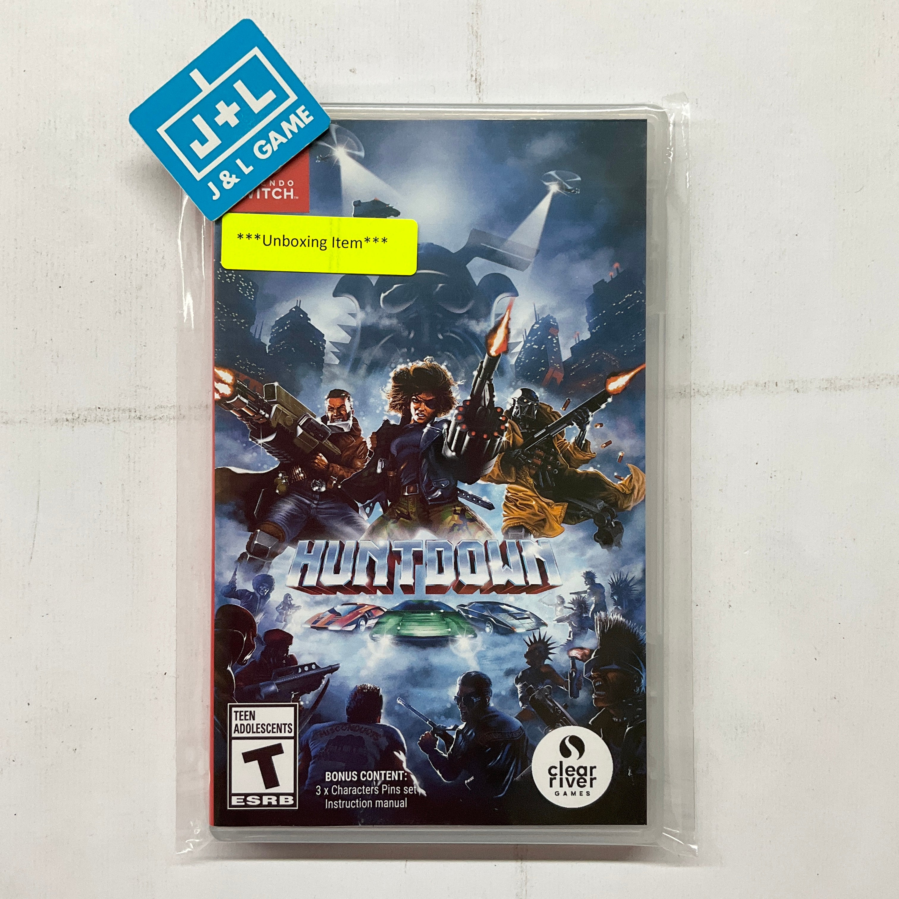 Huntdown - (NSW) Nintendo Switch [UNBOXING] Video Games Crescent Marketing and Distribution   