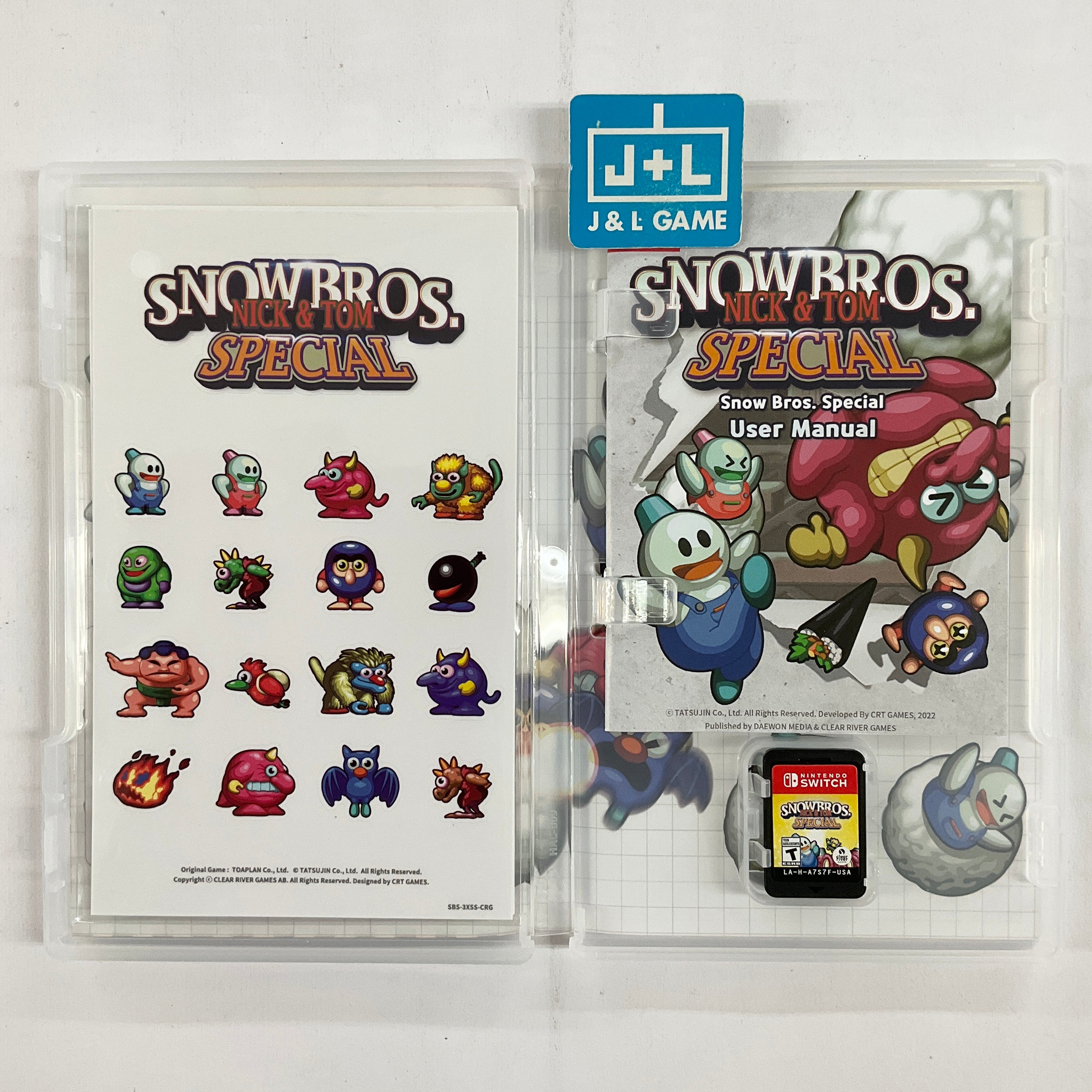 Snow Bros Nick & Tom Special - (NSW) Nintendo Switch [UNBOXING] Video Games Clear River Games   