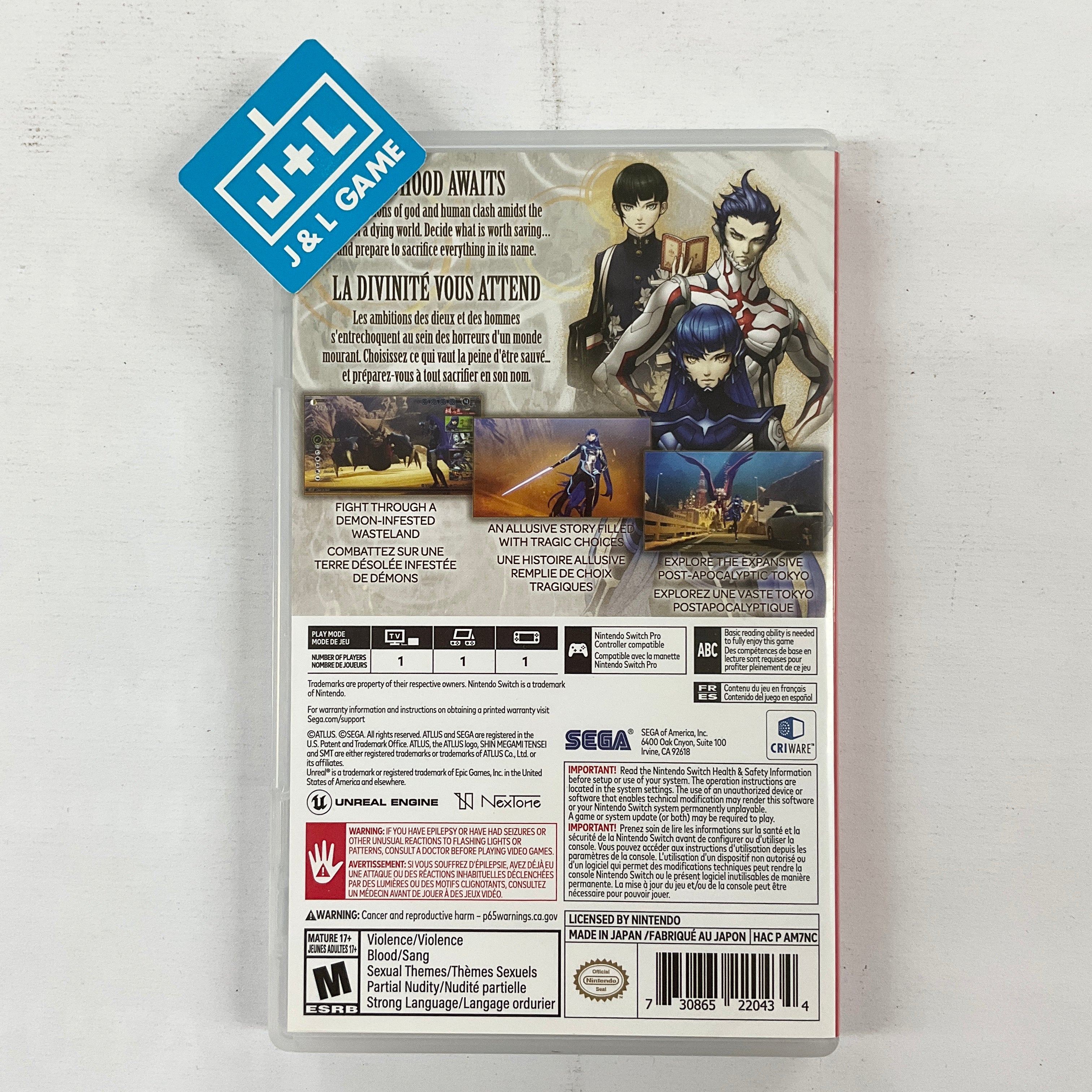 Shin Megami Tensei V - (NSW) Nintendo Switch [UNBOXING] Video Games SEGA   