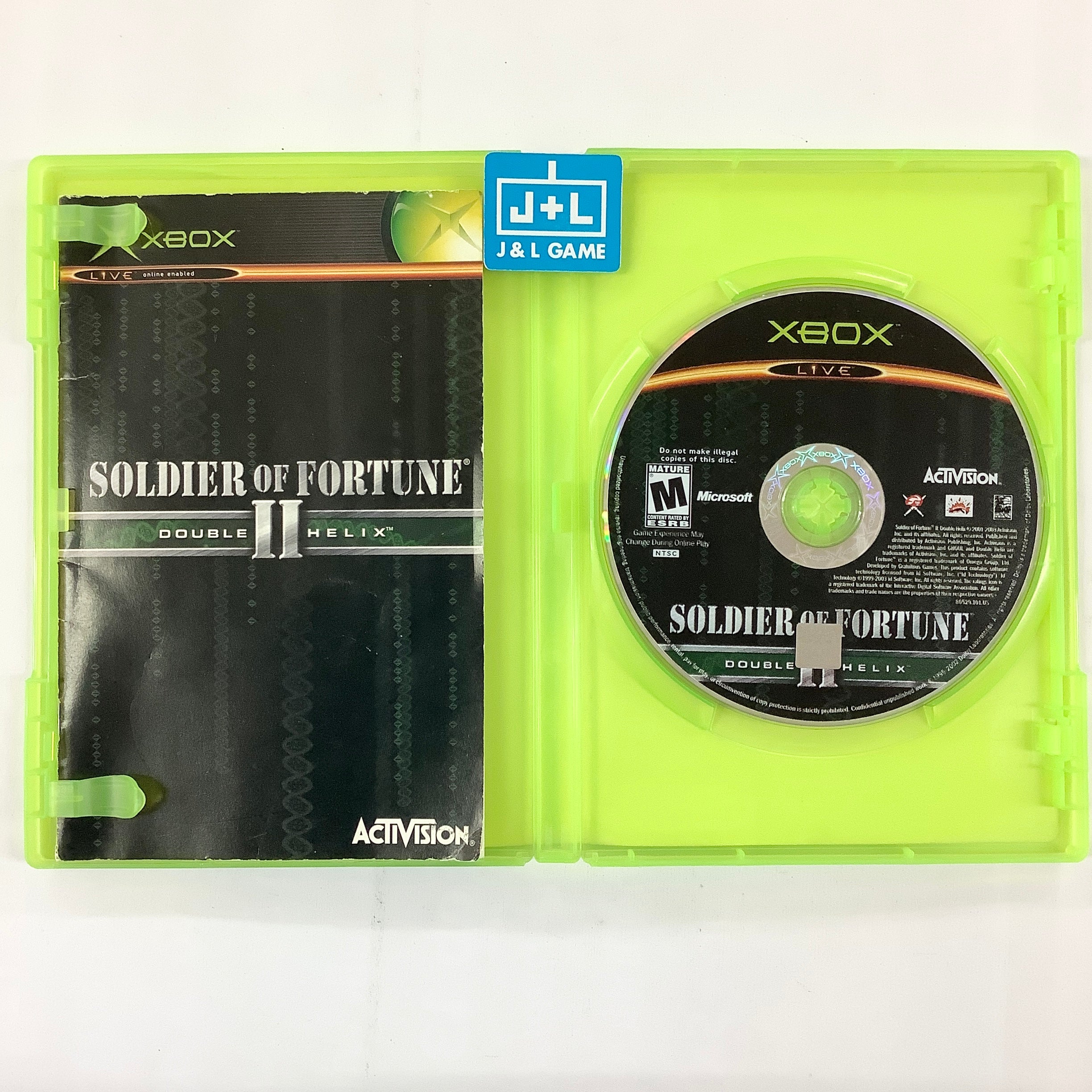 Soldier of Fortune II: Double Helix - (XB) Xbox [Pre-Owned] Video Games Activision   