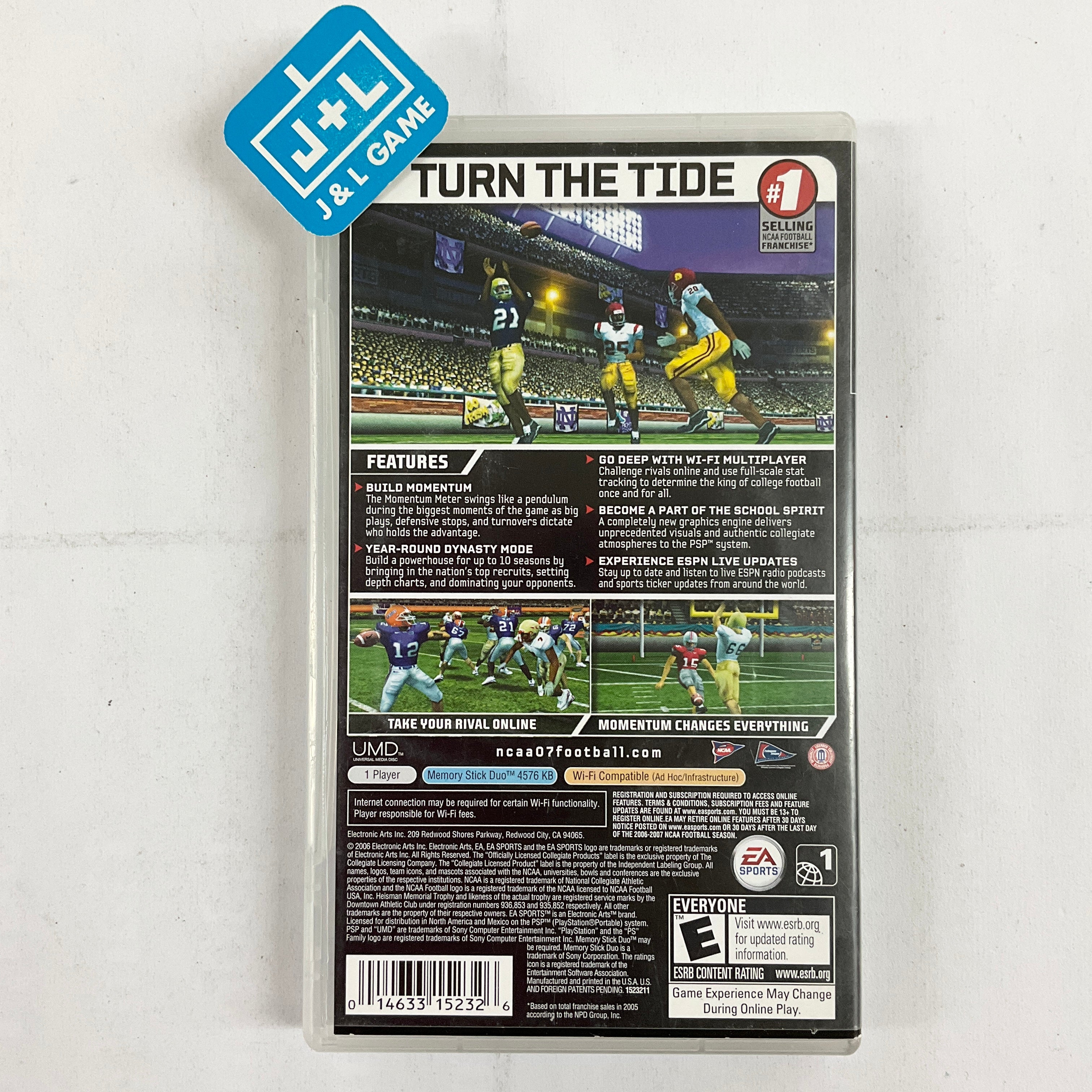 NCAA Football 07 - Sony PSP [Pre-Owned] Video Games EA Sports   