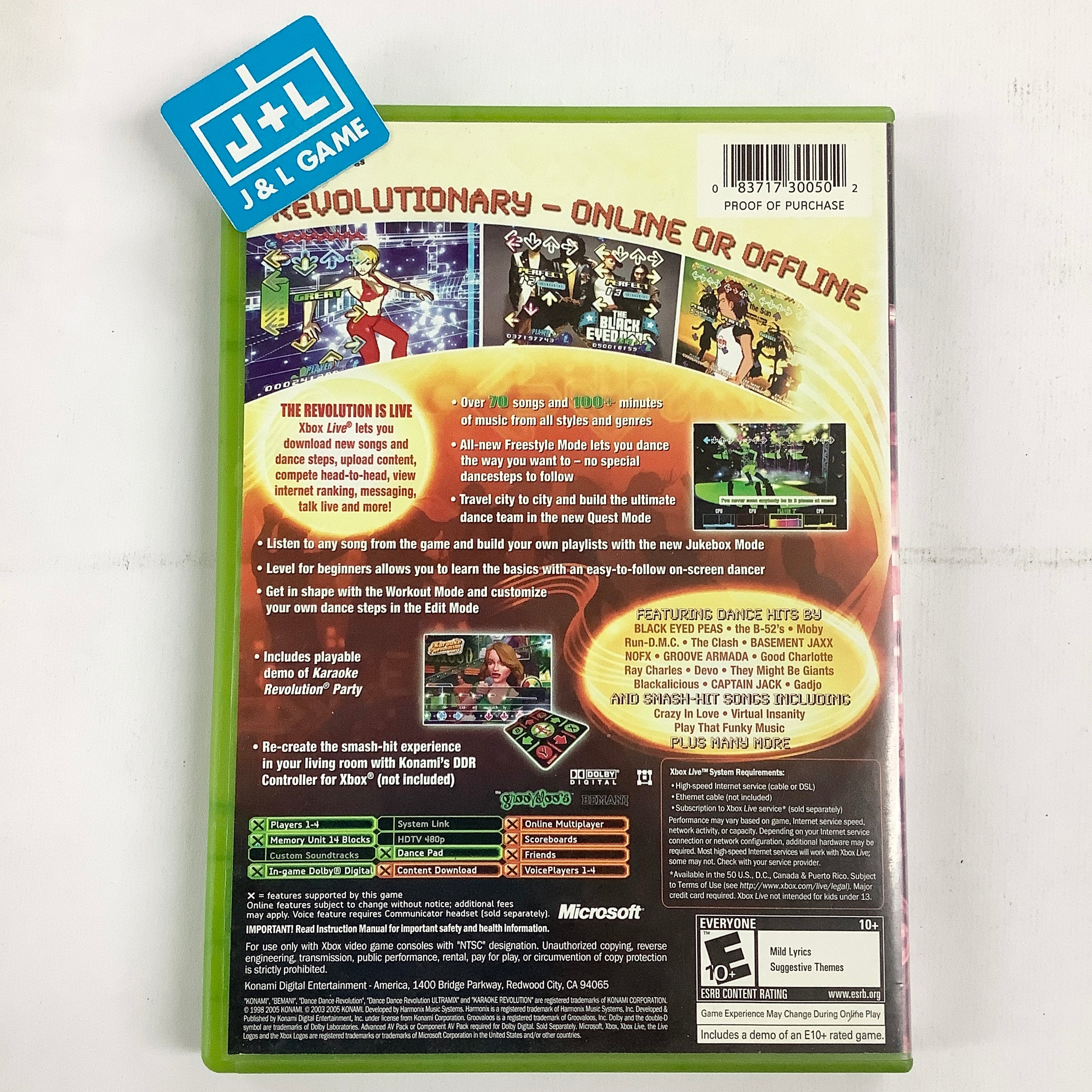 Dance Dance Revolution Ultramix 3 - (XB) Xbox [Pre-Owned] Video Games Konami   