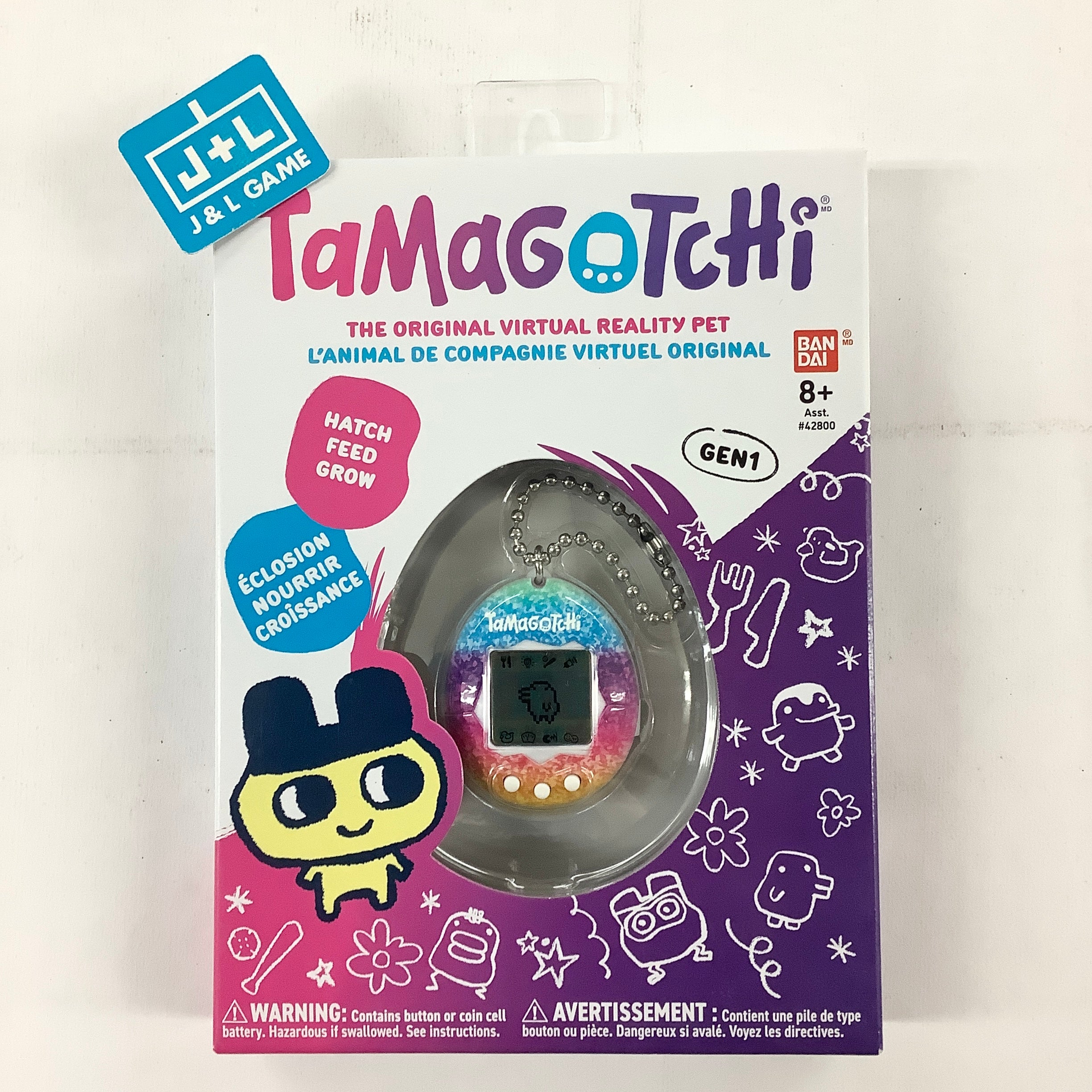 The Original Tamagotchi (Rainbow) (Updated Logo) - Tamagotchi Toy Tamagotchi   