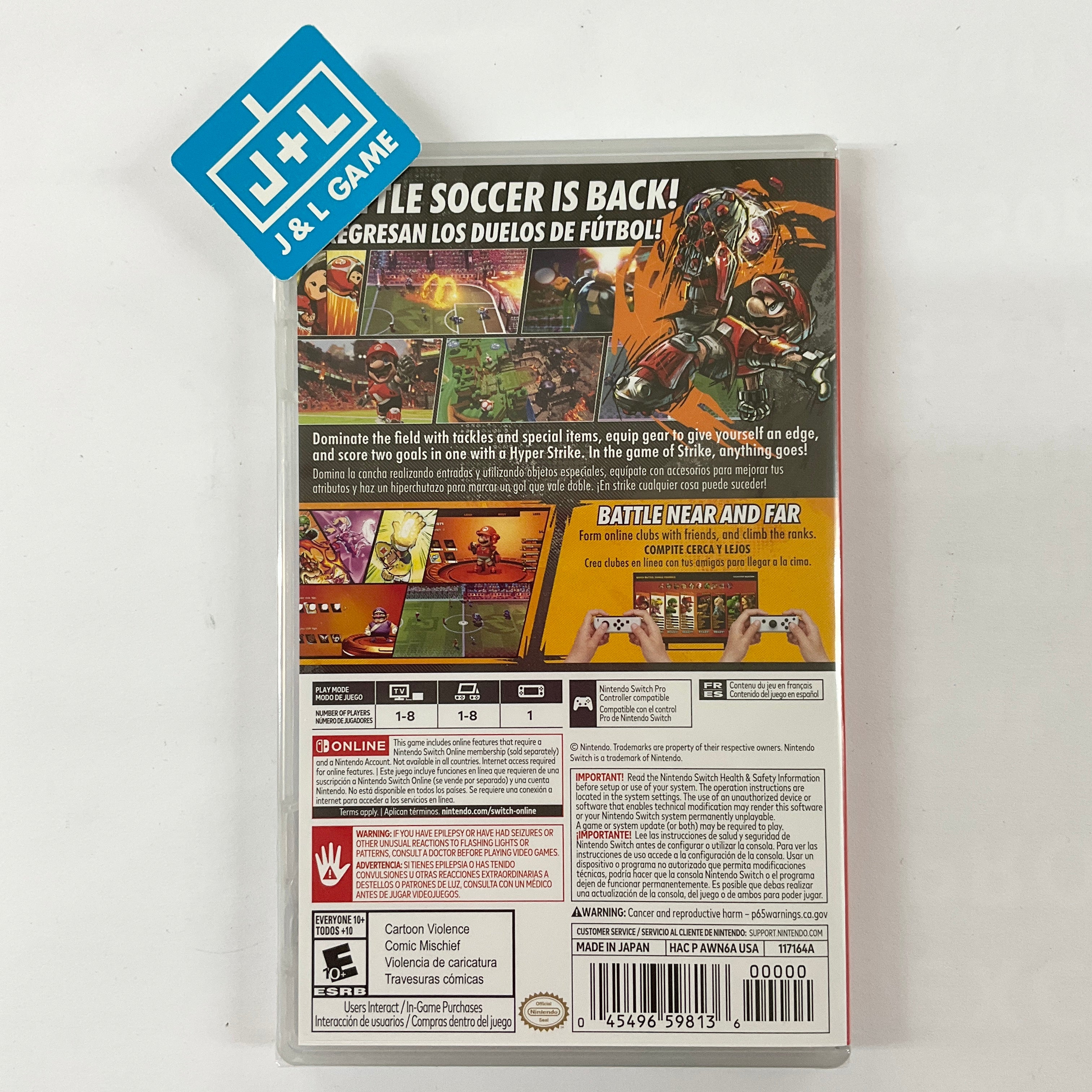 Mario Strikers: Battle League - (NSW) Nintendo Switch Video Games Nintendo   