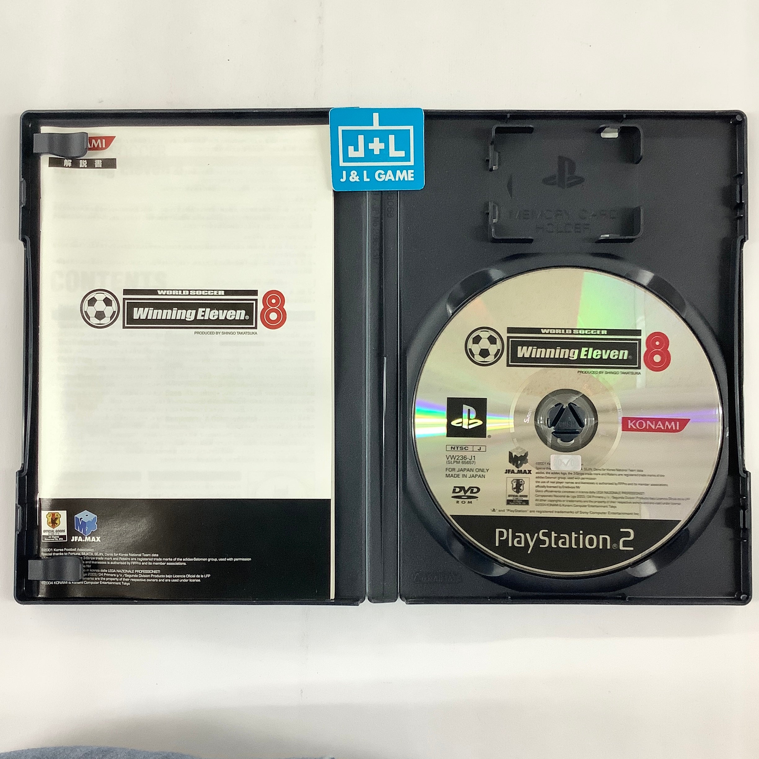 World Soccer Winning Eleven 8 - (PS2) PlayStation 2 [Pre-Owned] (Japanese Import) Video Games Konami   