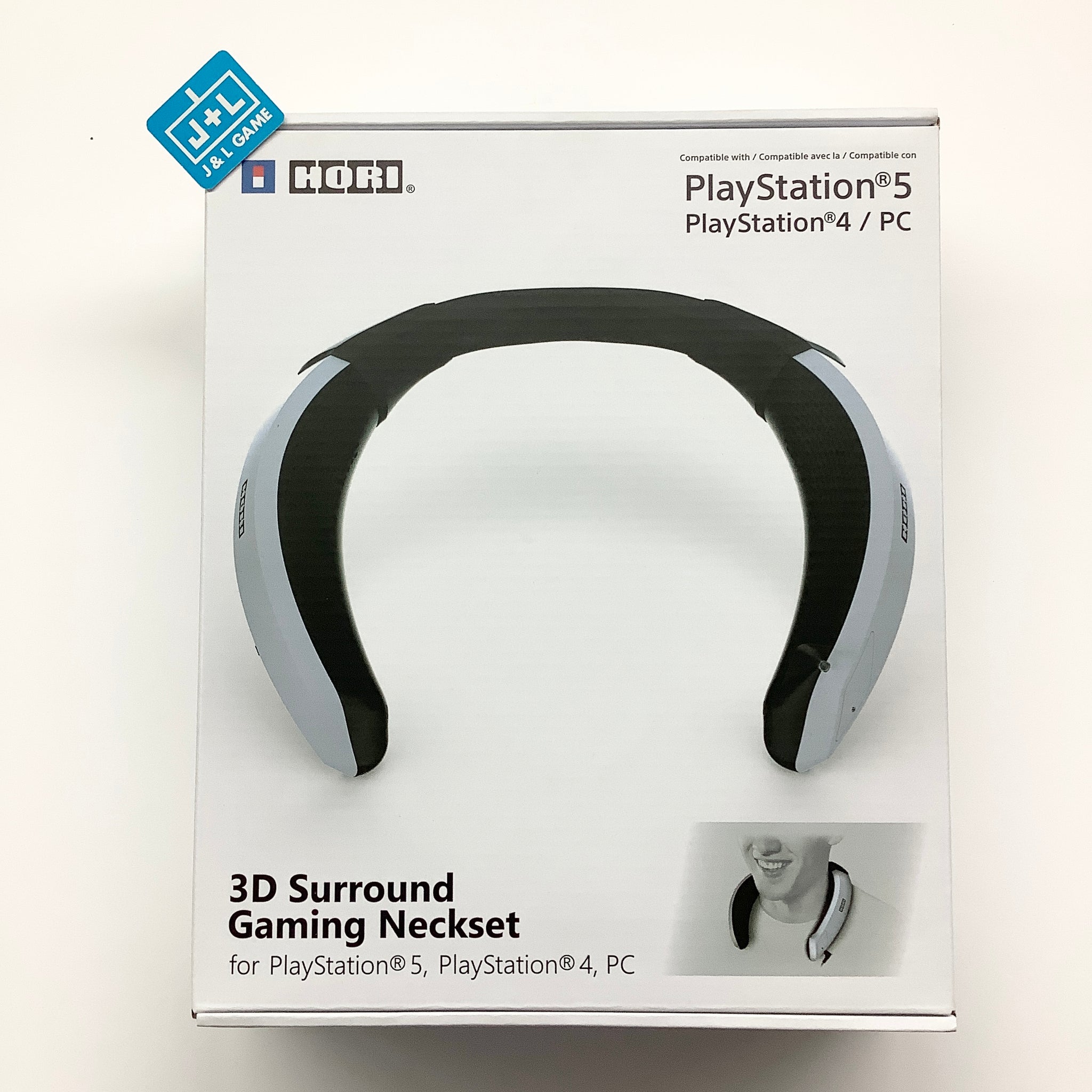 HORI 3D Surround Gaming Neckset Wired Speaker for PS5, PS4, – J&L Games New York