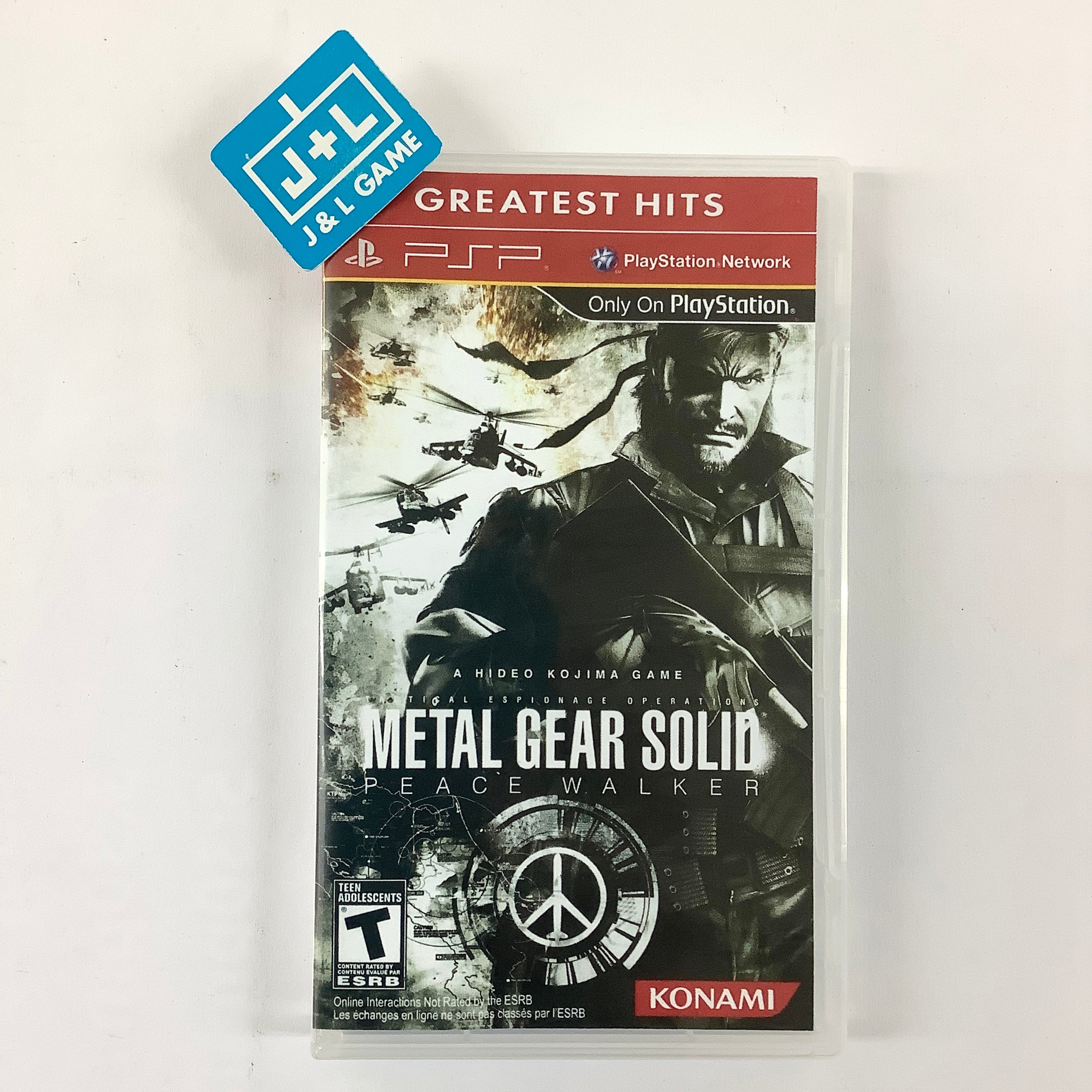 Metal Gear Solid: Peace Walker (Greatest Hits) - SONY PSP [Pre-Owned] Video Games Konami   