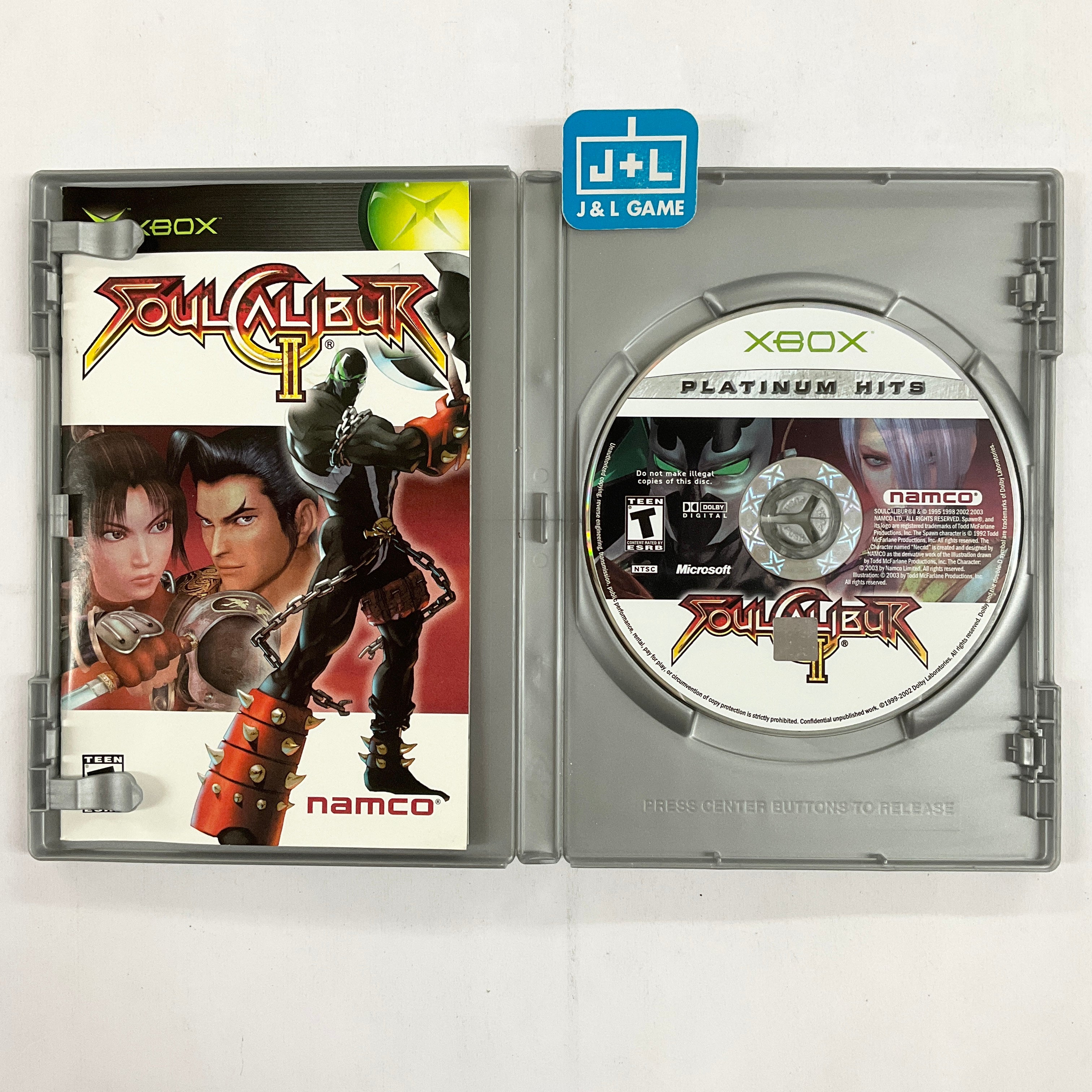 SoulCalibur II (Platinum Hits)  - (XB) Xbox [Pre-Owned] Video Games Namco   