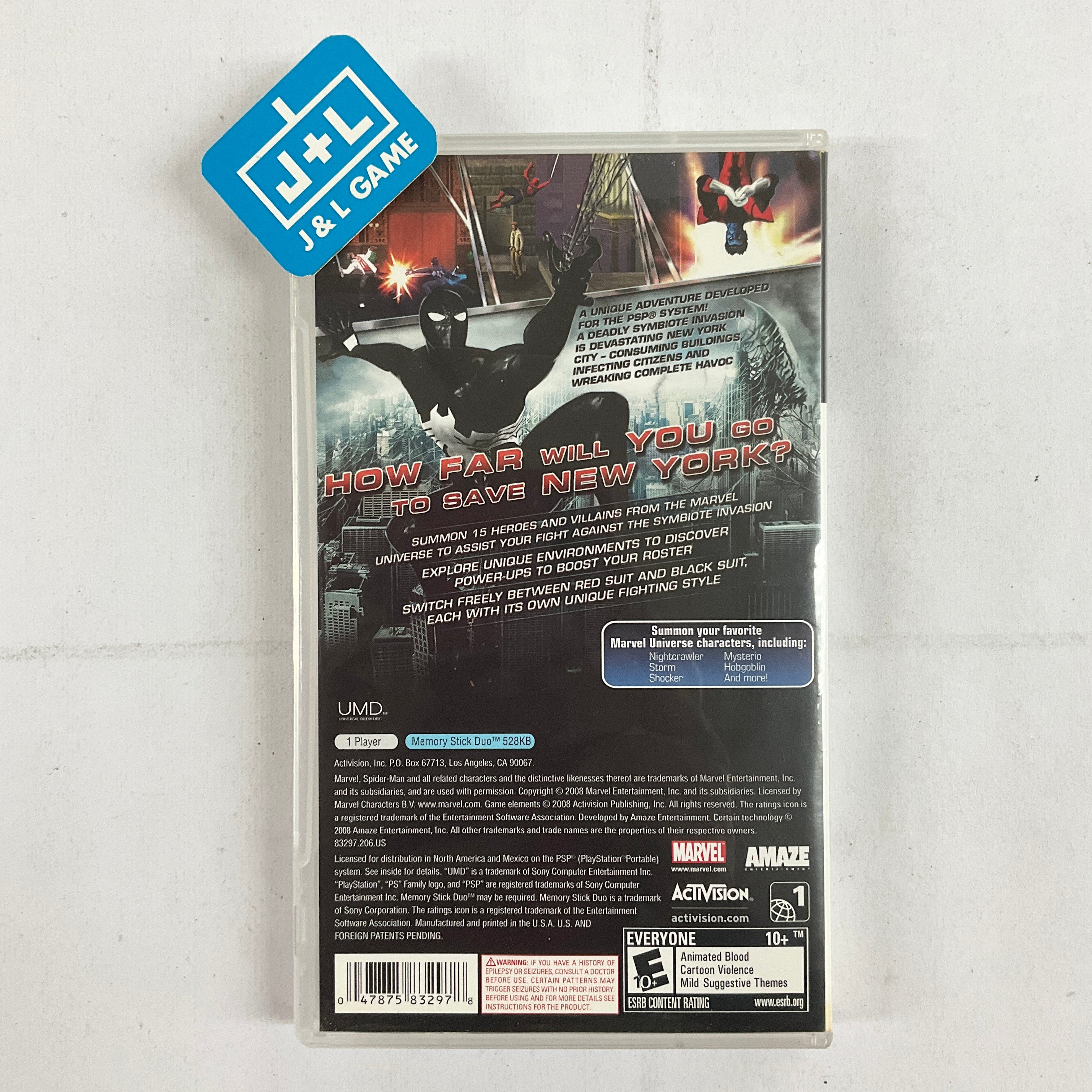 Spider-Man: Web of Shadows (Amazing Allies Edition) - Sony PSP [Pre-Owned] Video Games Activision   