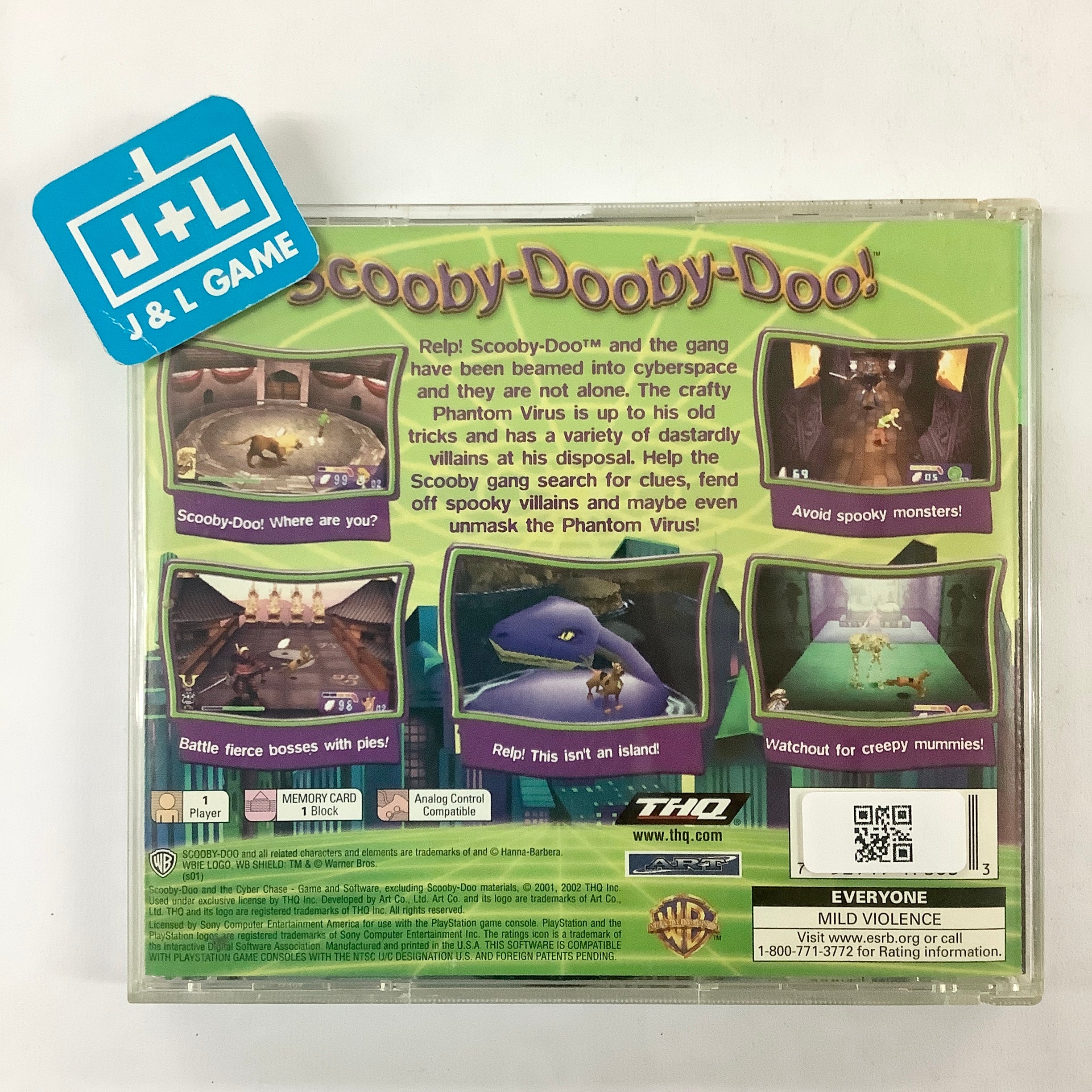 Scooby-Doo and the Cyber Chase (Greatest Hits) - (PS1) PlayStation 1 [Pre-Owned] Video Games THQ   