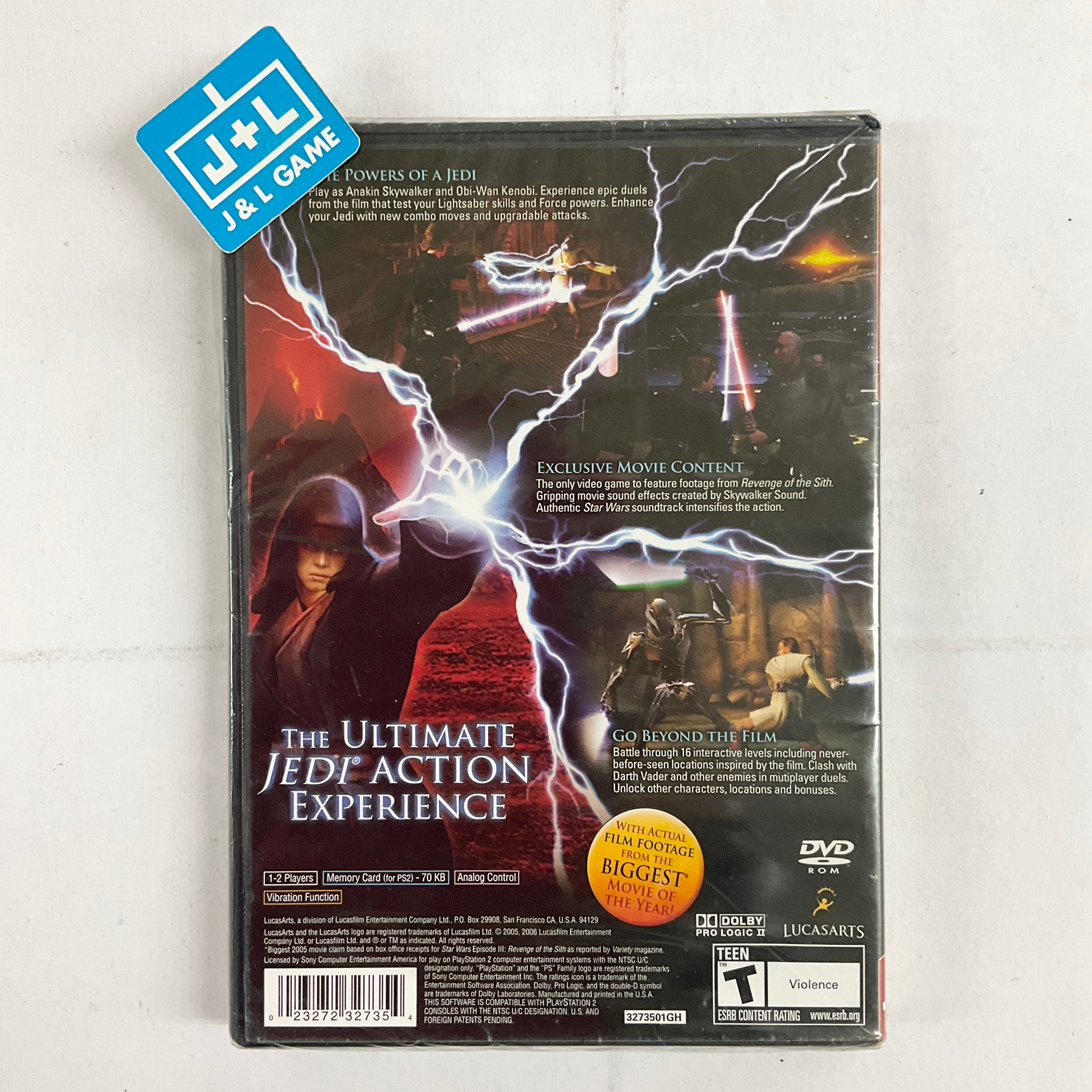 Star Wars Episode III: Revenge of the Sith (Greatest Hits) - (PS2) PlayStation 2 Video Games LucasArts   