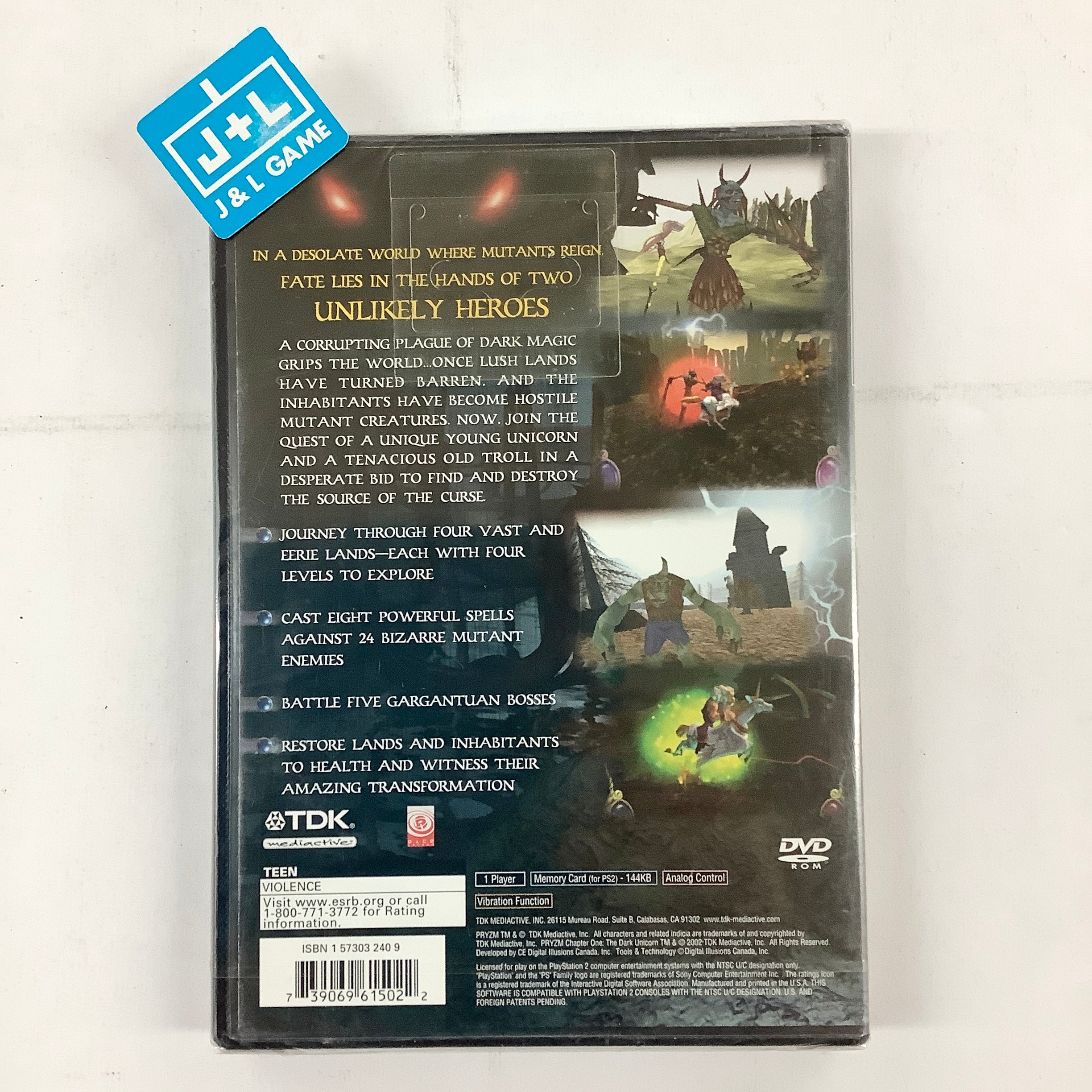 Pryzm Chapter One: The Dark Unicorn - (PS2) PlayStation 2 Video Games TDK Mediactive   