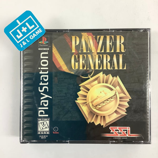 Jeu Panzer General - PlayStation PS1 - Version PAL Complète Avec Manuel