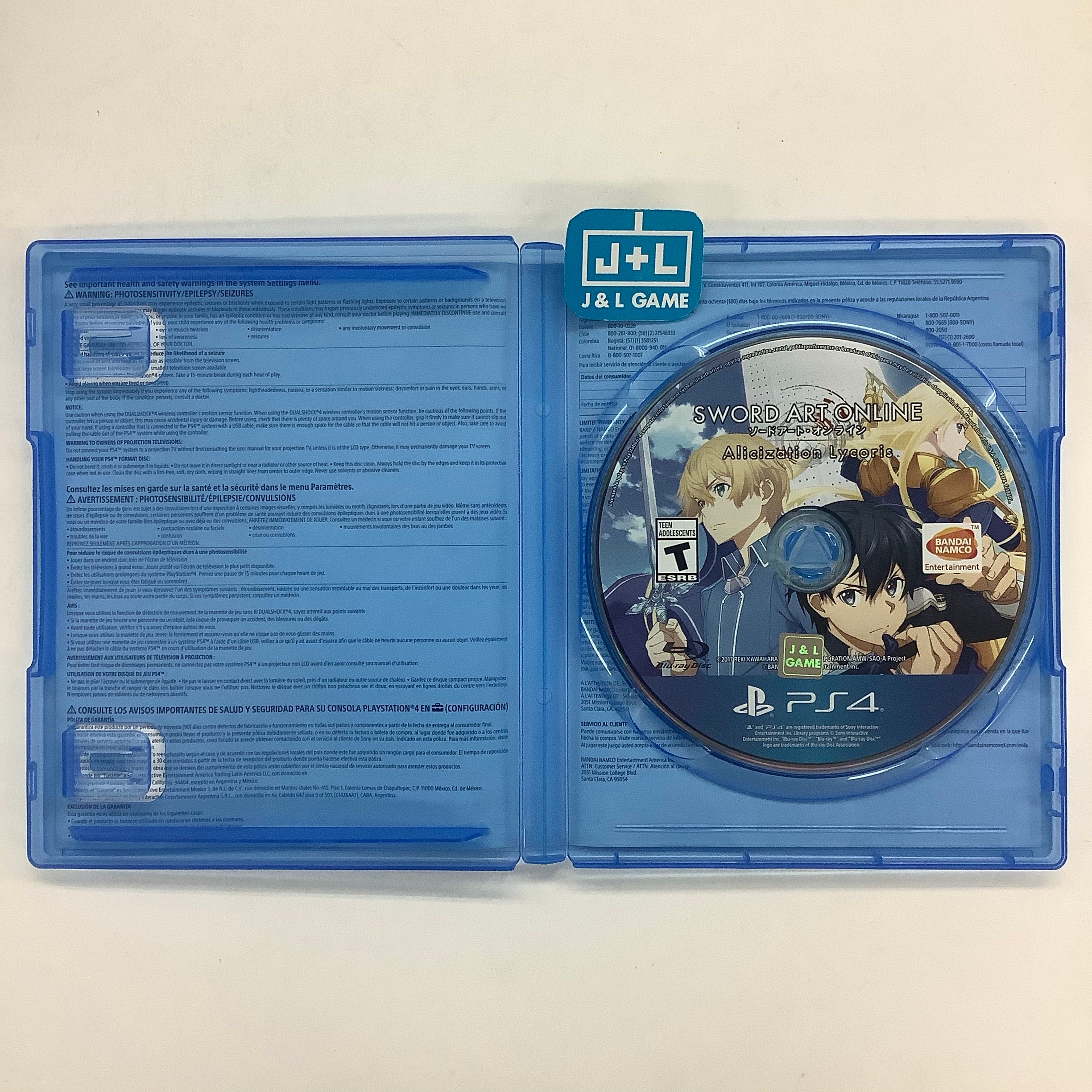 Sword Art Online: Alicization Lycoris - (PS4) PlayStation 4 [Pre-Owned] Video Games Bandai