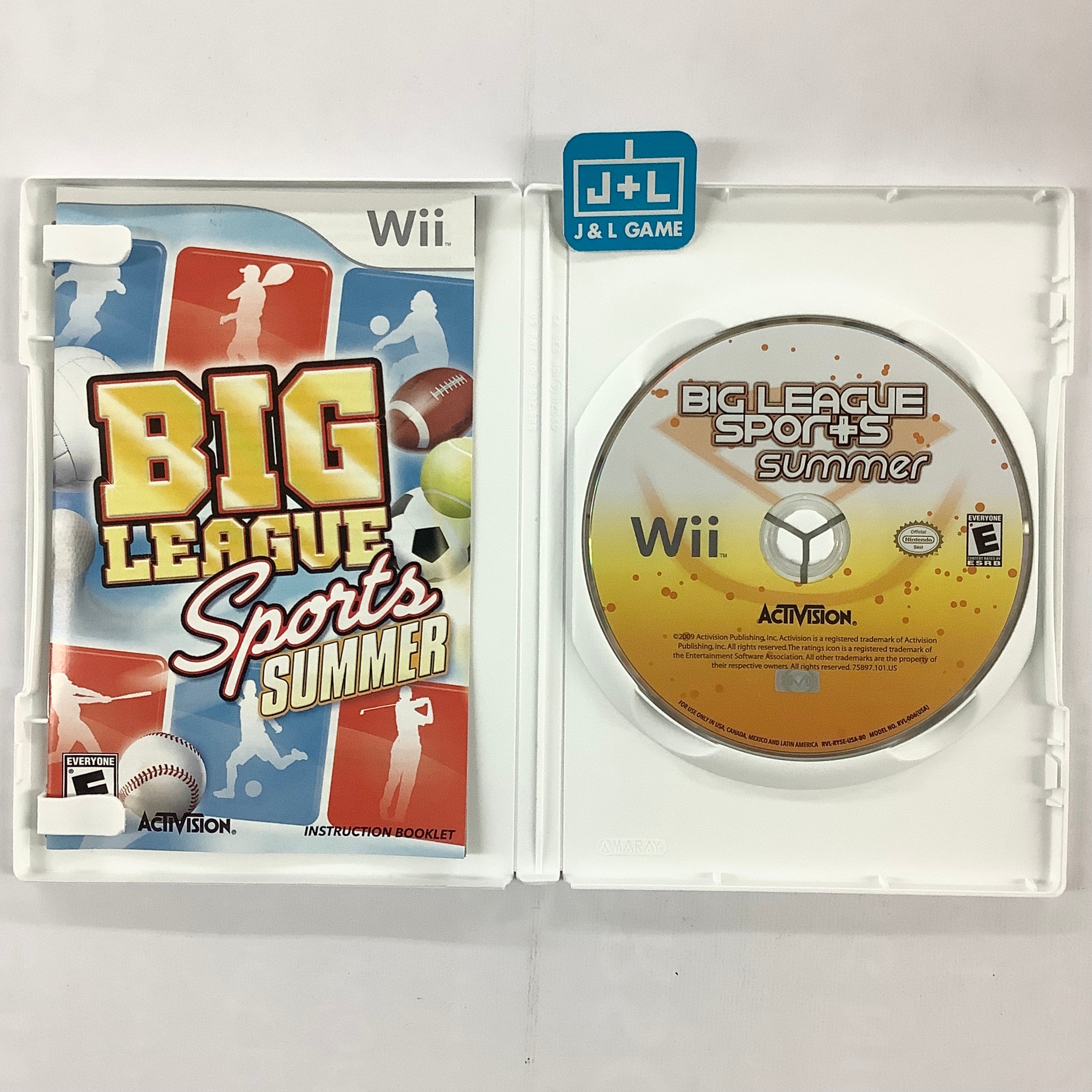 Big League Sports: Summer - Nintendo Wii [Pre-Owned] Video Games Activision   