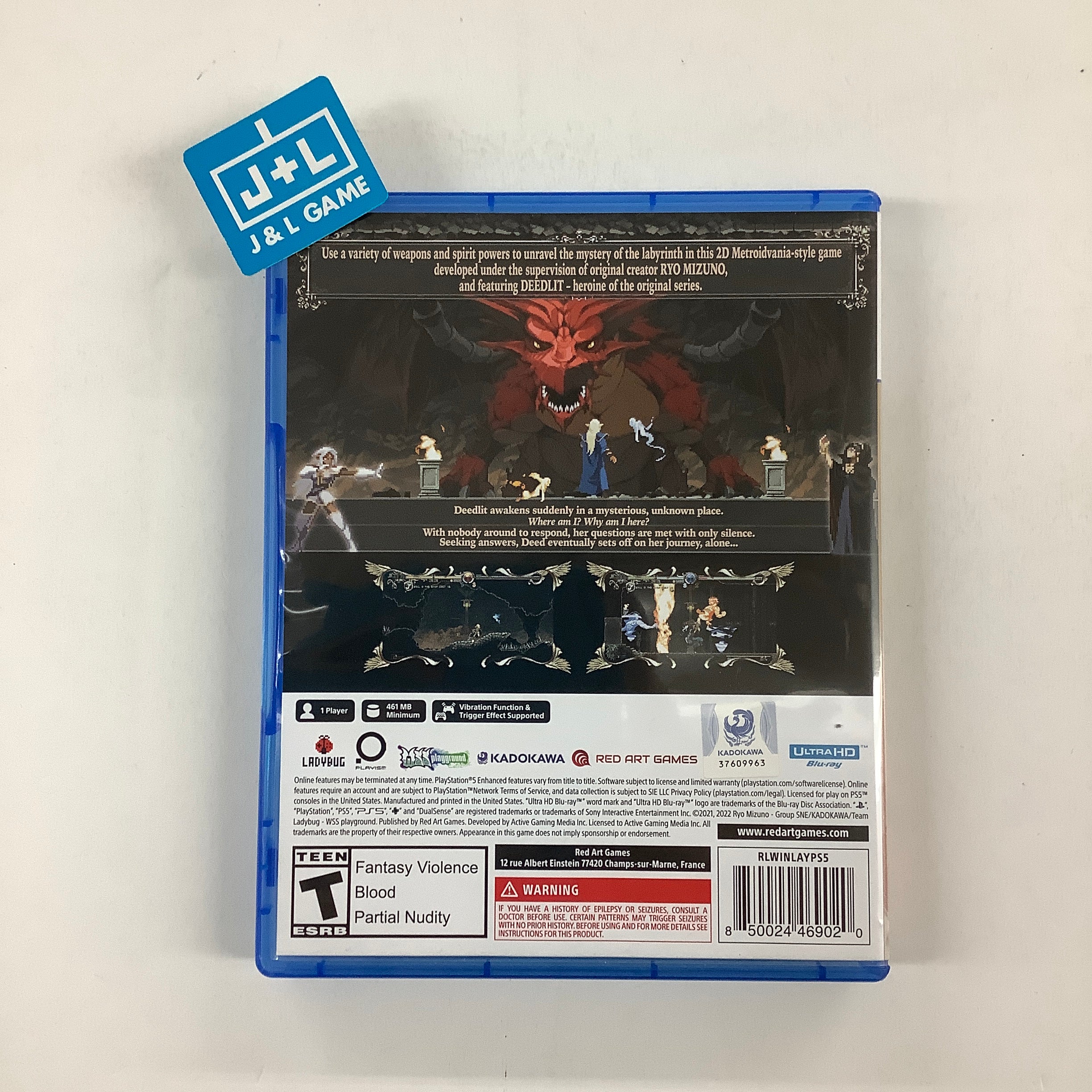 Record of Lodoss War: Deedlit in Wonder Labyrinth - (PS5) PlayStation 5 [UNBOXING] Video Games Red Art Games   