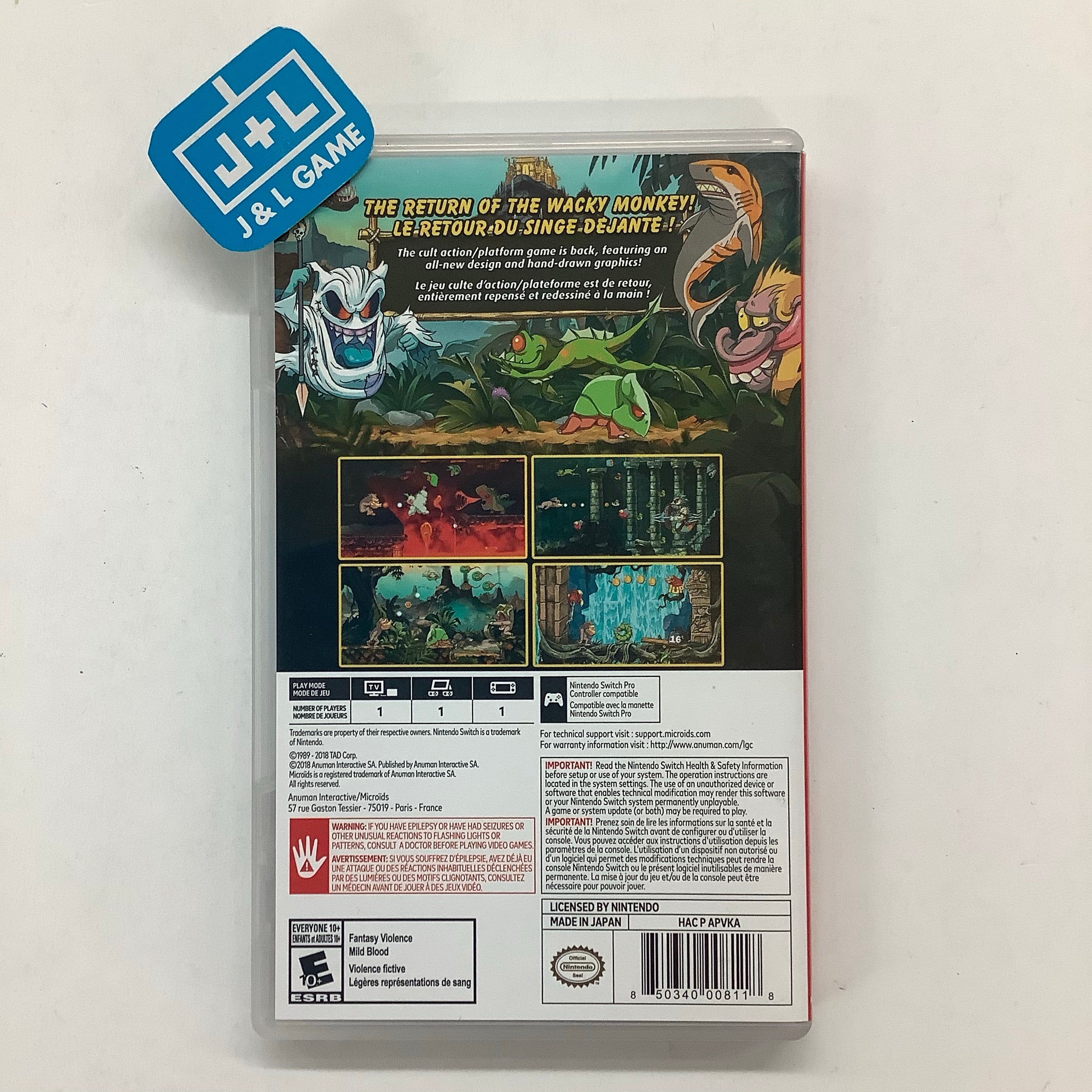 Toki - (NSW) Nintendo Switch [Pre-Owned] Video Games Microids   
