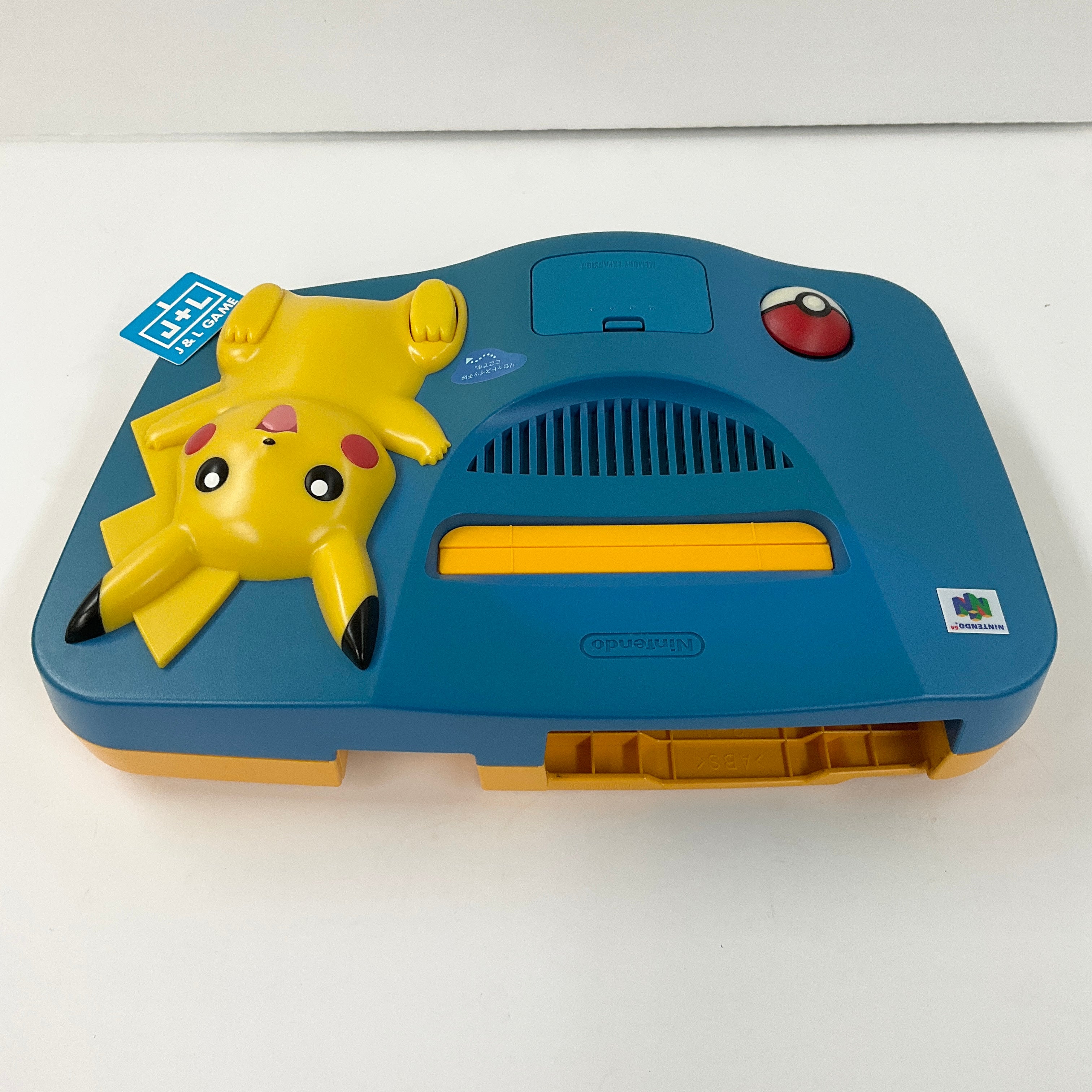Nintendo 64 Hardware Console (Pikachu Edition) (Blue and Yellow