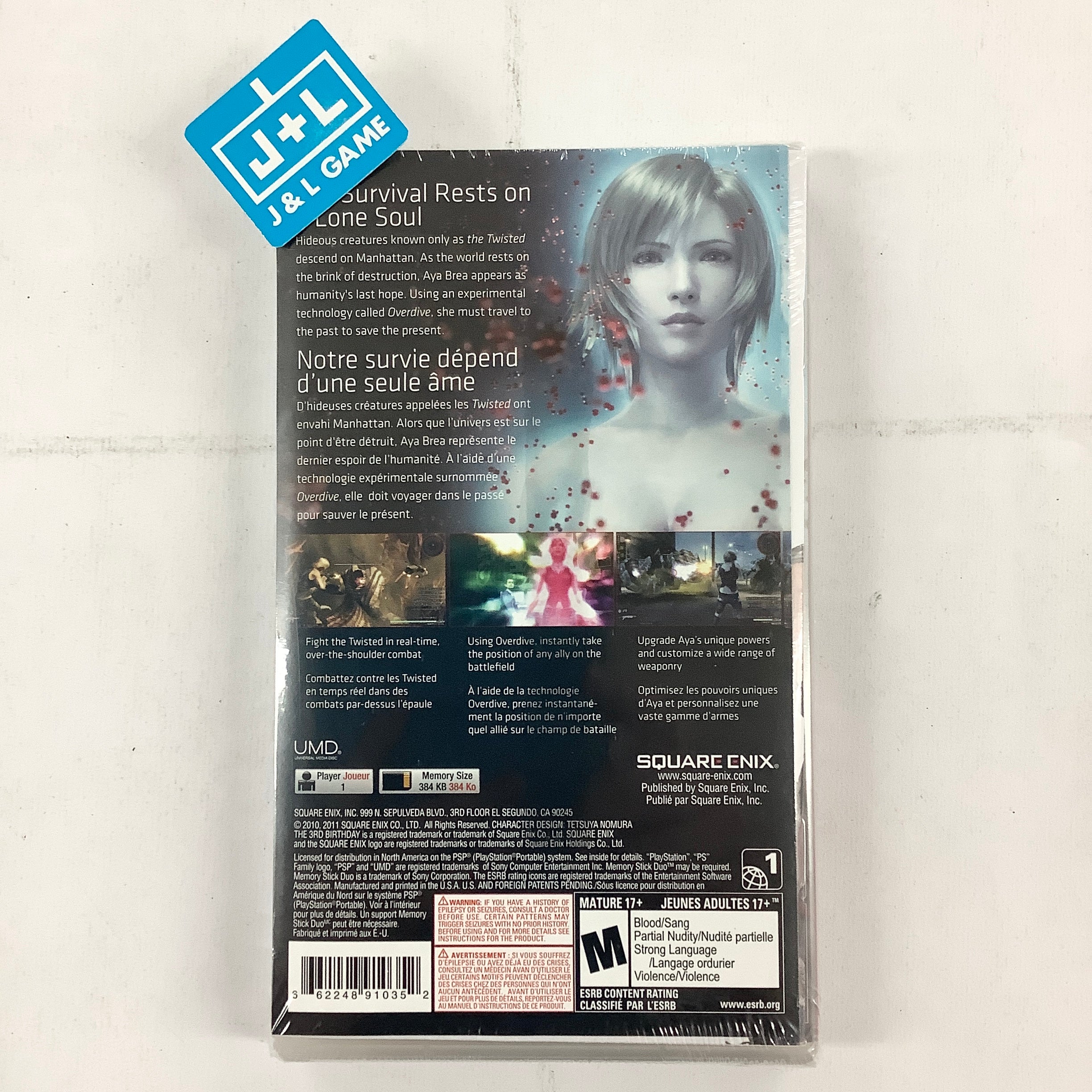 The 3rd Birthday - Sony PSP Video Games Square Enix   