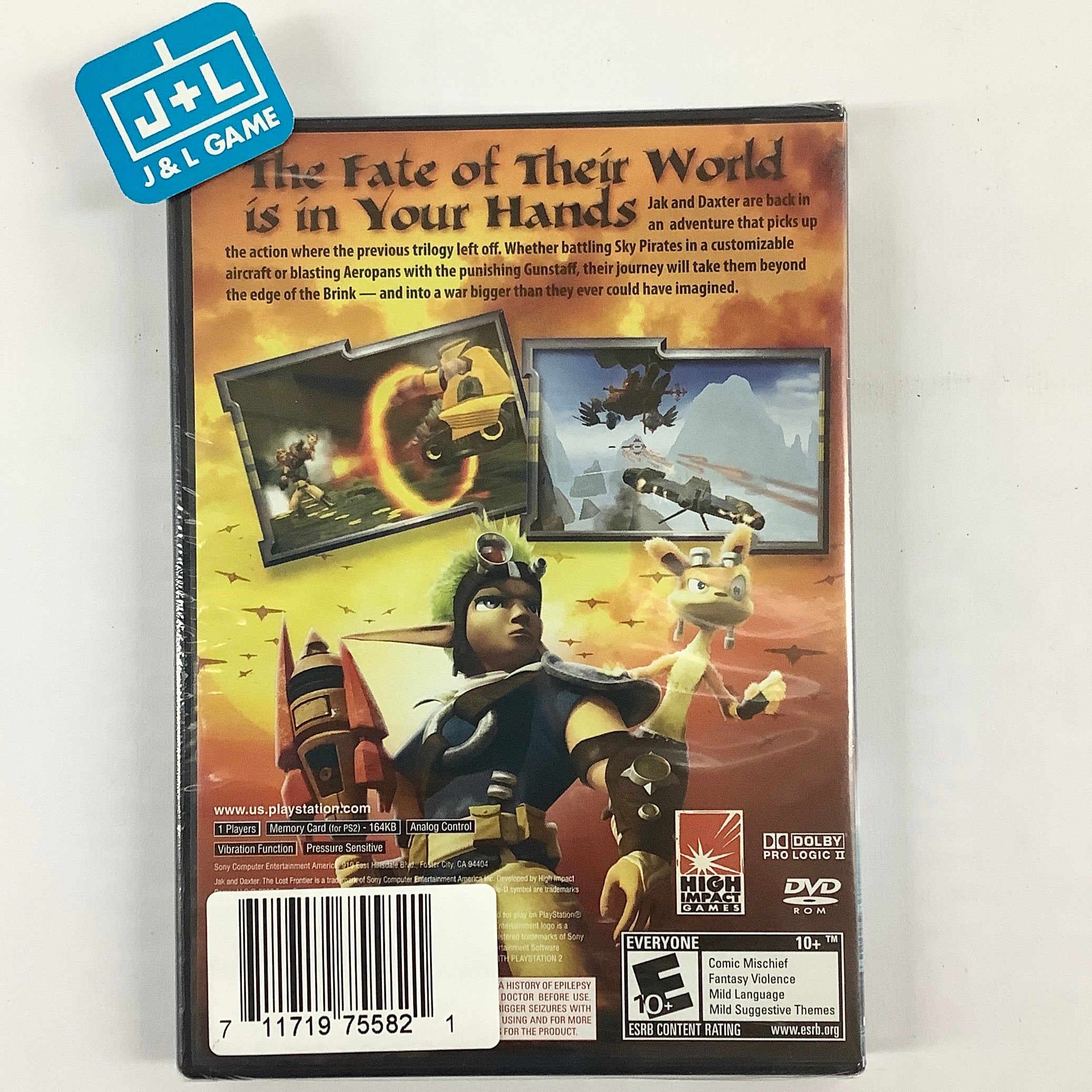 Jak and Daxter: The Lost Frontier - (PS2) PlayStation 2 Video Games SCEA   