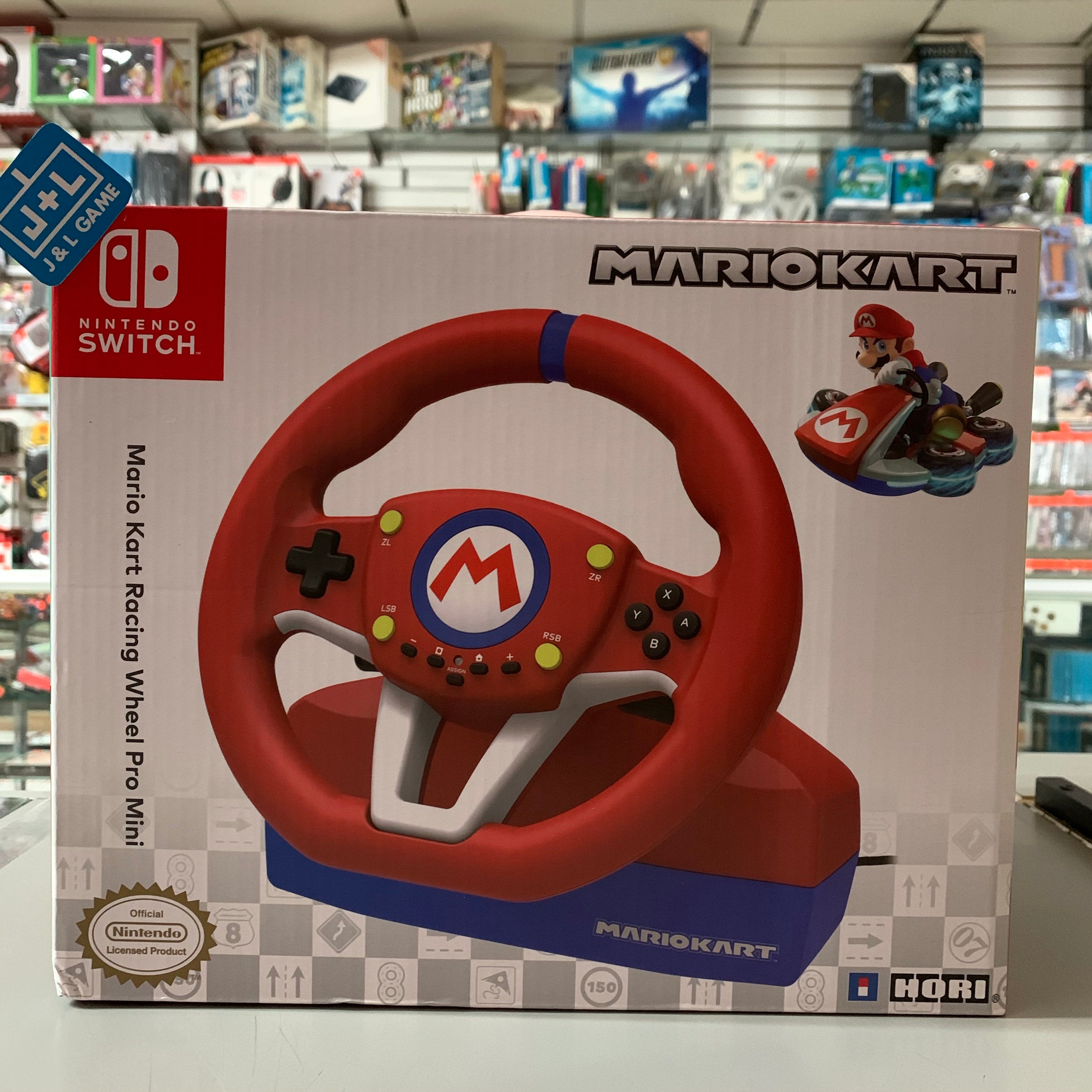 Hori Nintendo Switch Mario Kart Racing Wheel Pro Mini - (NSW) Nintendo Switch Accessories Hori   
