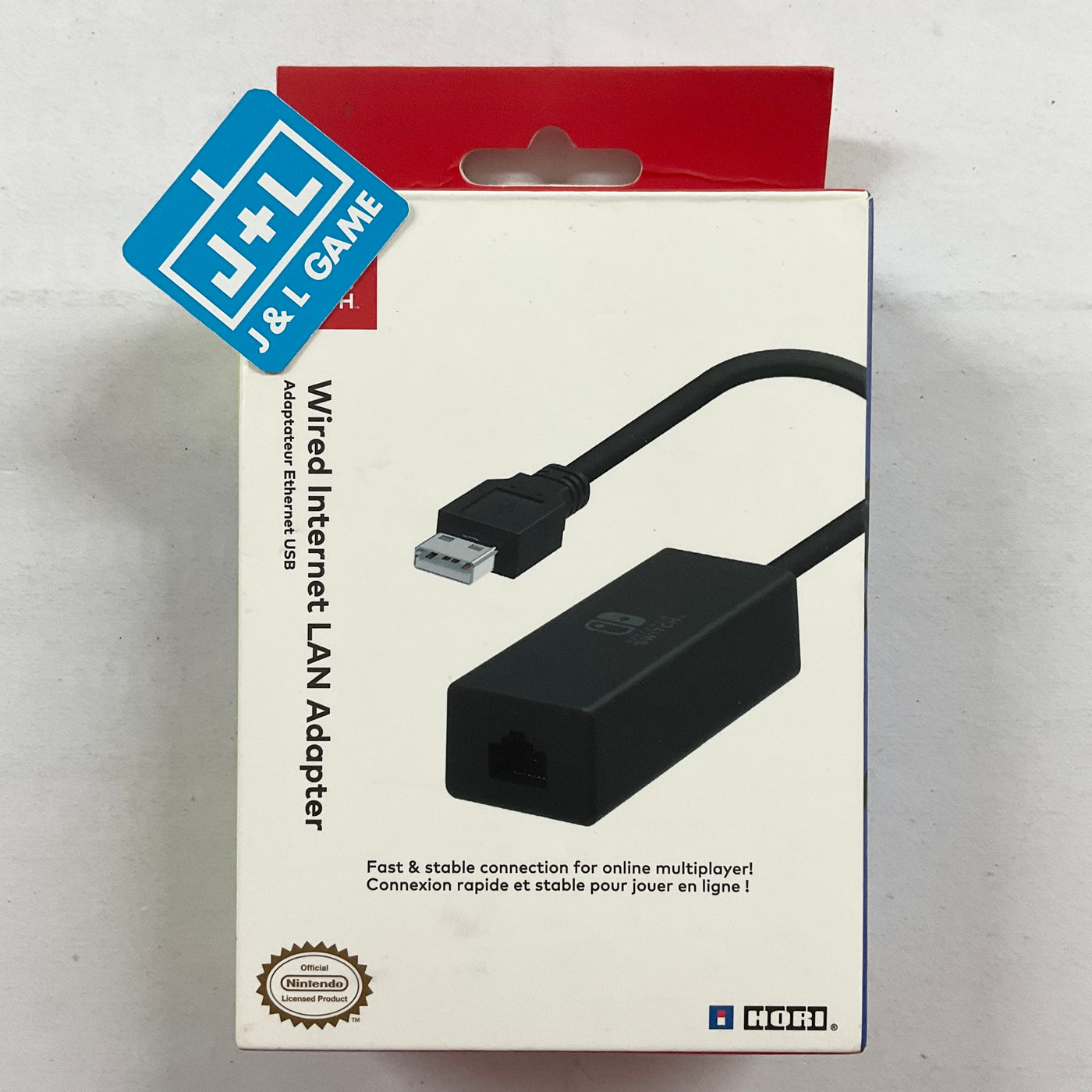 HORI Nintendo Switch Wired Internet LAN Adapter - (NSW) Nintendo Switc