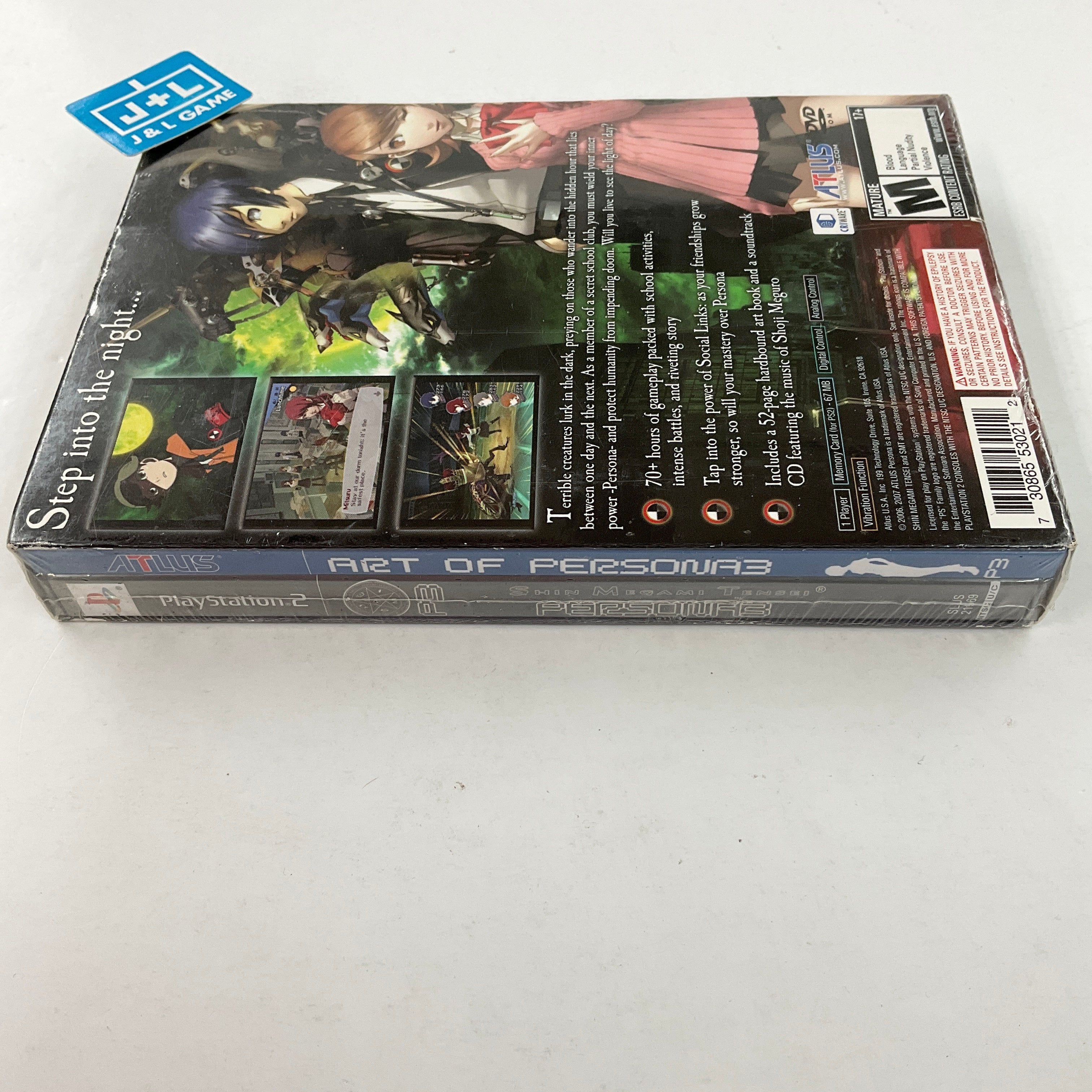 Persona 3 with Soundtrack CD and Artbook (Limited Edition) - (PS2) PlayStation 2 Video Games Atlus   