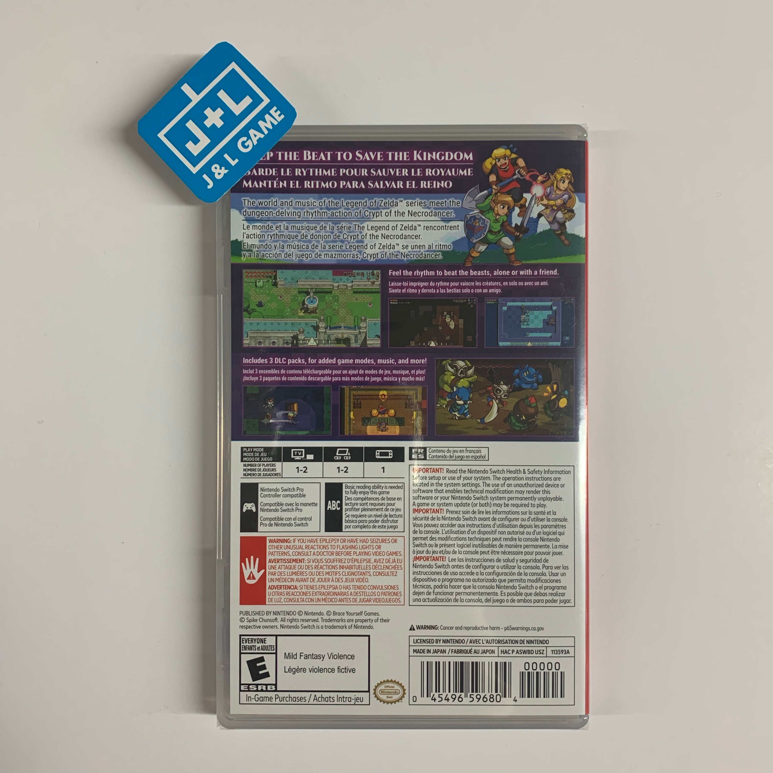 Cadence of Hyrule: Crypt of The NecroDancer Featuring The Legend of Zelda - (NSW) Nintendo Switch Video Games Nintendo   