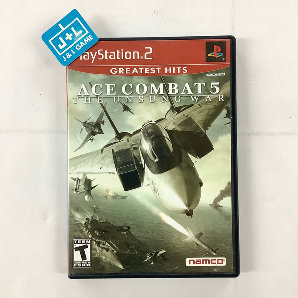ace combat 5 cover attack dsiperse 5: The Unsung War (Greatest Hits) - (PS2) PlayStation 2 [Pr Why Language from a