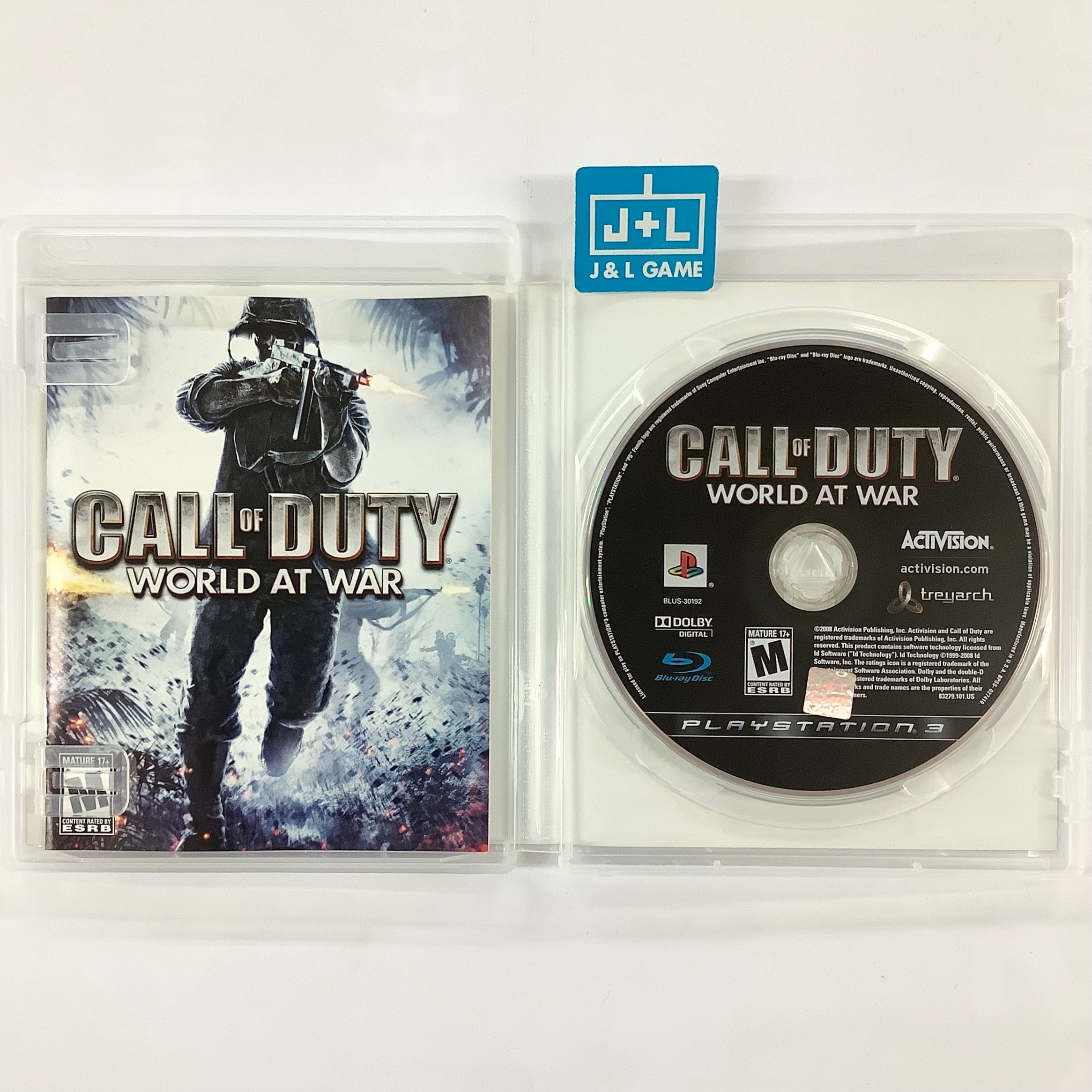 Call of Duty: World at War - (PS3) PlayStation 3 [Pre-Owned] Video Games Activision   