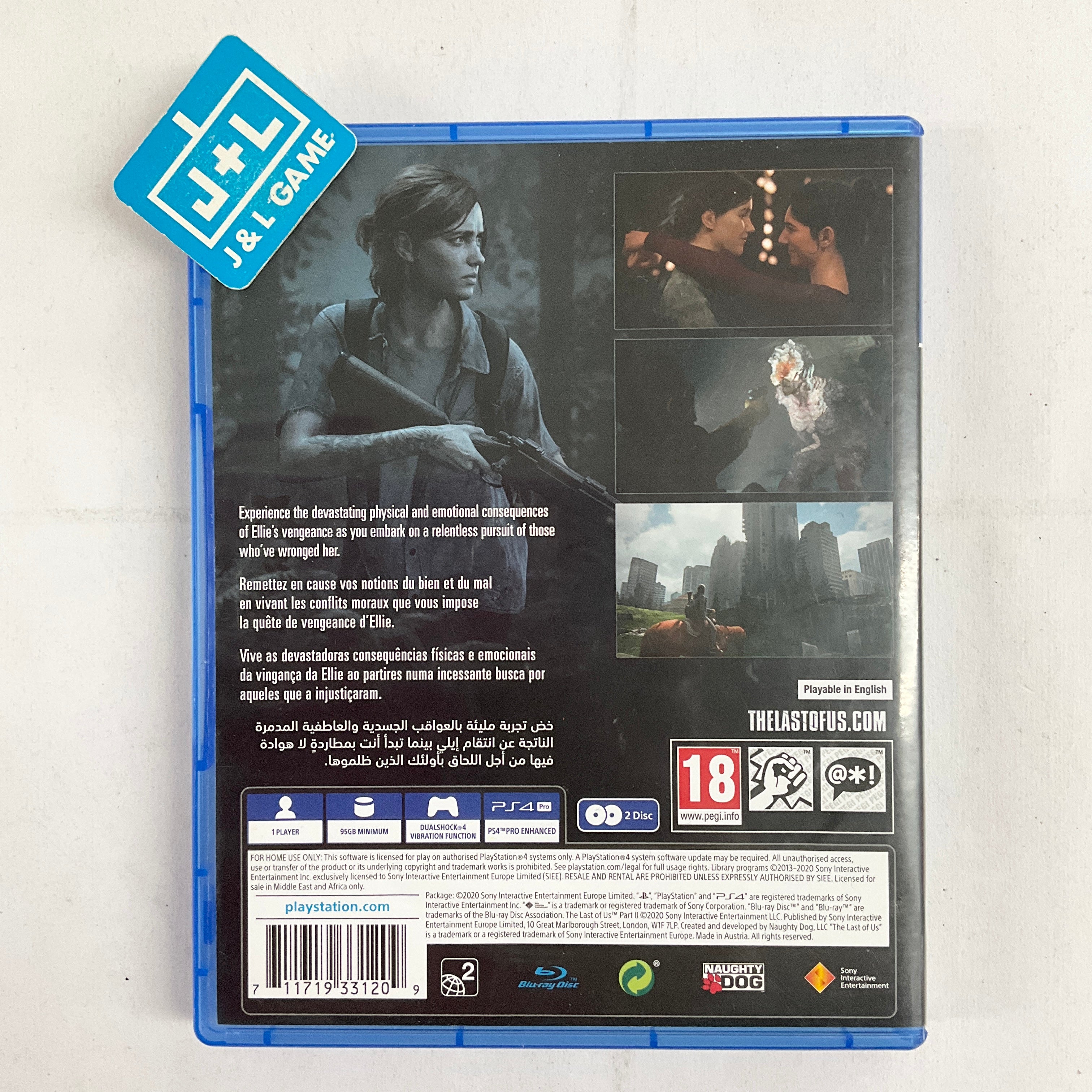The Last of Us Part II - (PS4) PlayStation 4 [Pre-Owned] (European Import) Video Games Playstation   