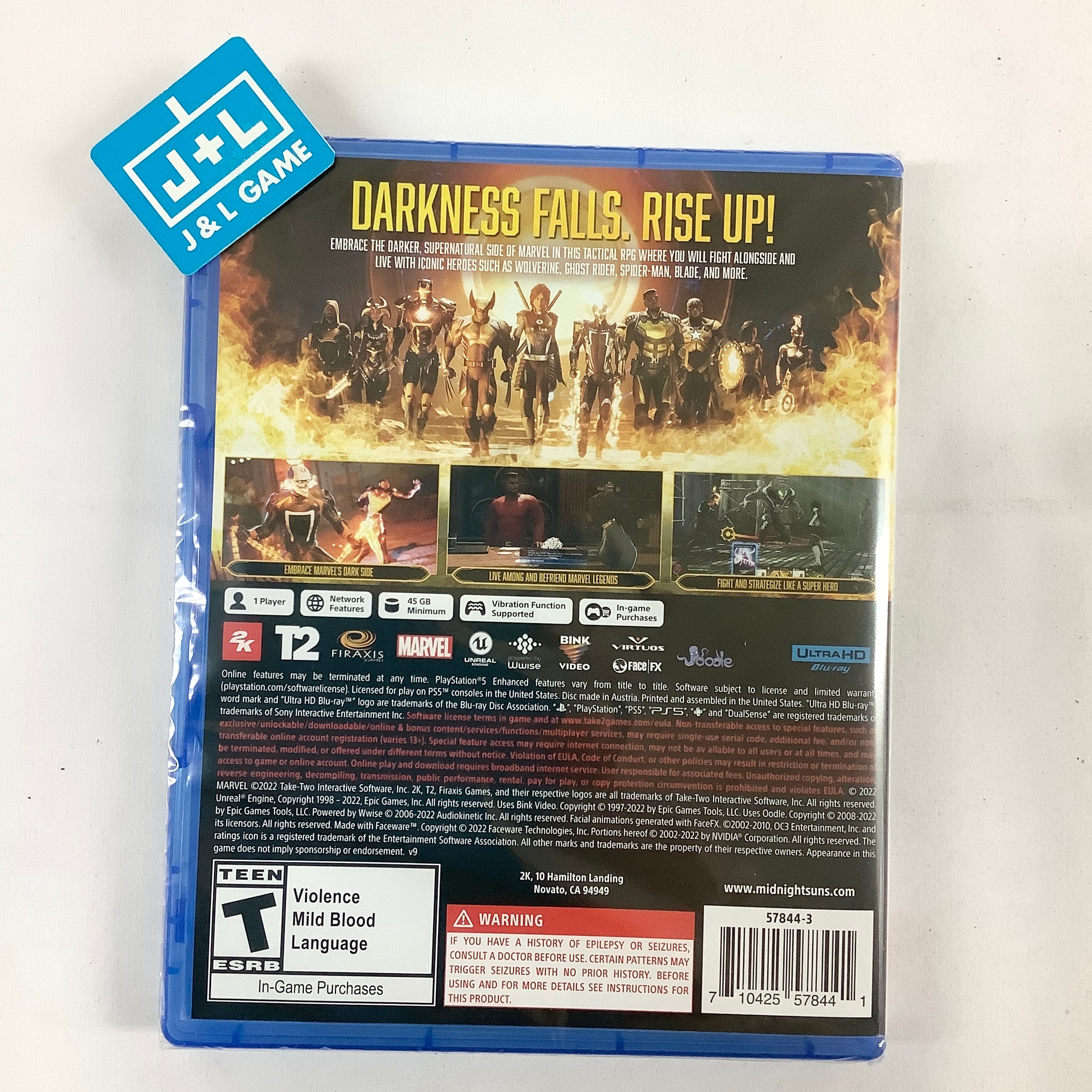 Marvel's Midnight Suns (Enhanced Edition) - (PS5) PlayStation 5 Video Games 2K Games   