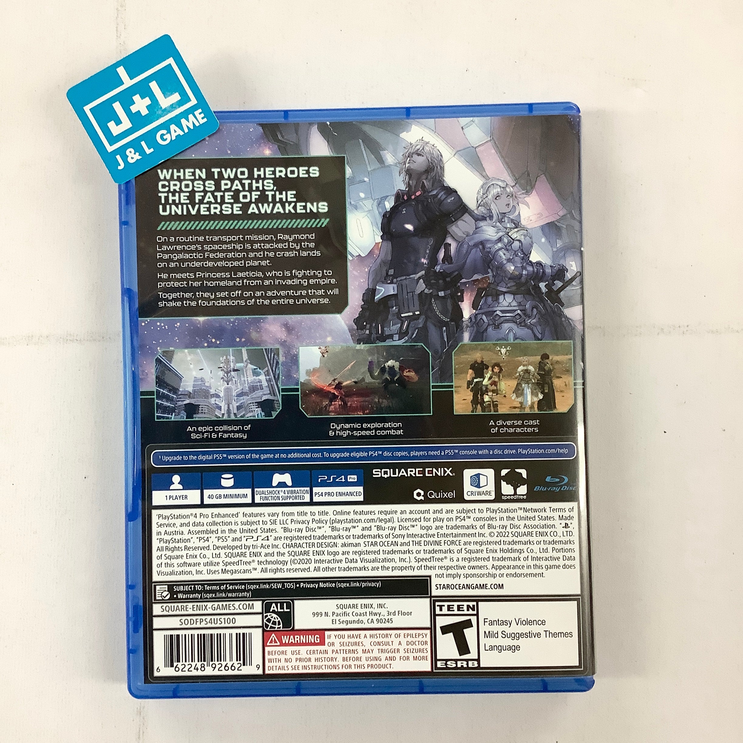 Star Ocean The Divine Force - (PS4) PlayStation 4 [UNBOXING] Video Games Square Enix   