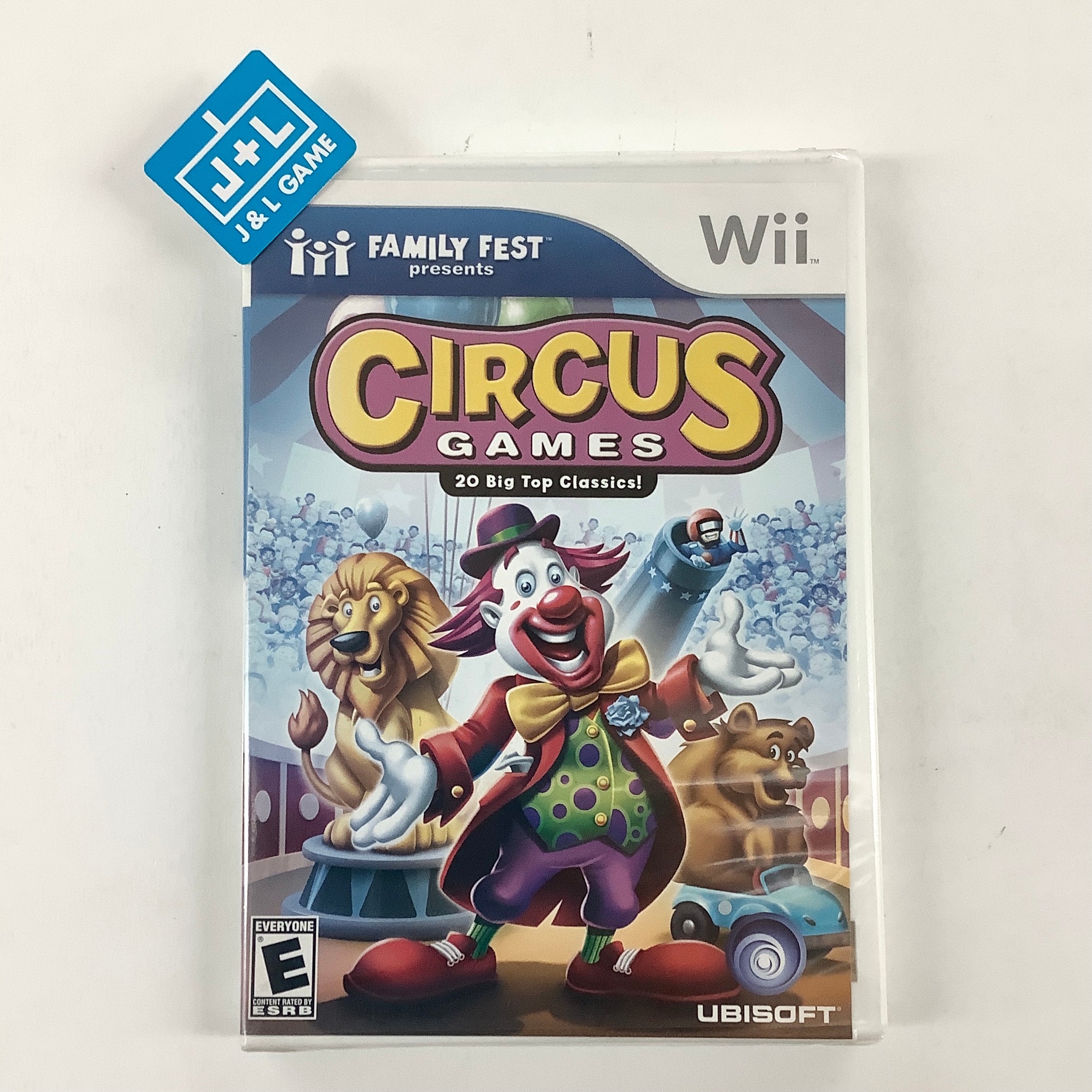 Family Fest Presents Circus Games - Nintendo Wii Video Games Ubisoft   